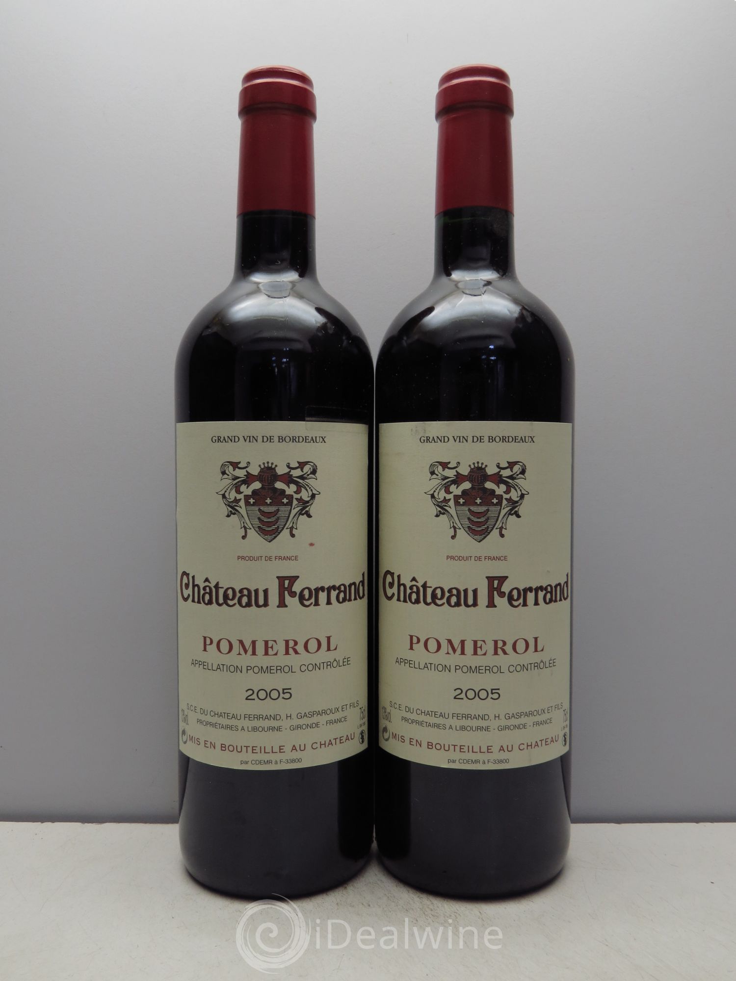 Château Ferrand (1 Scotch Anti-vol) 2005 - Posten von 2 Flaschen - 0