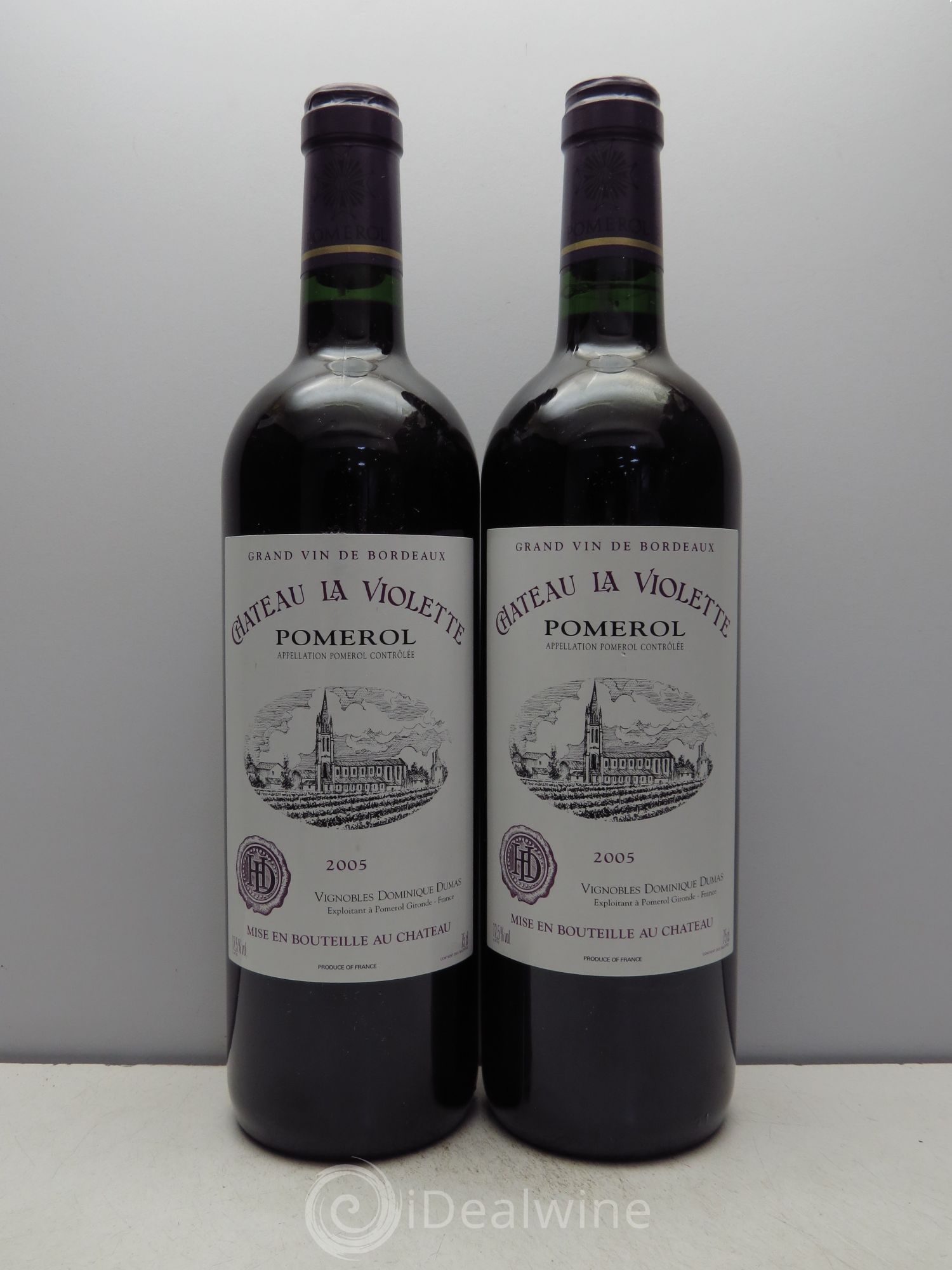 Château la Violette 2005 - Lot de 2 bouteilles - 0