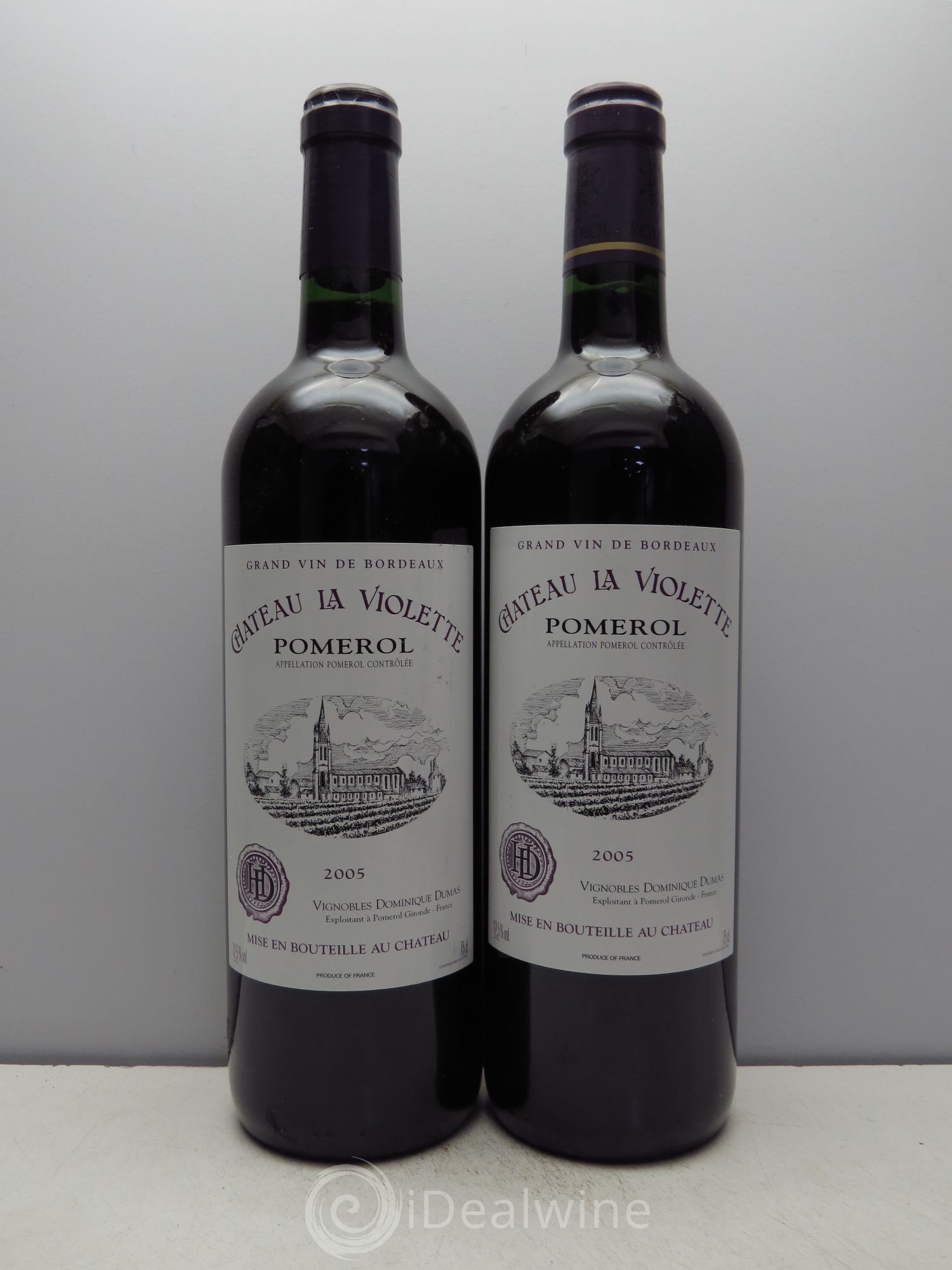Château la Violette 2005 - Lot de 2 bouteilles - 0