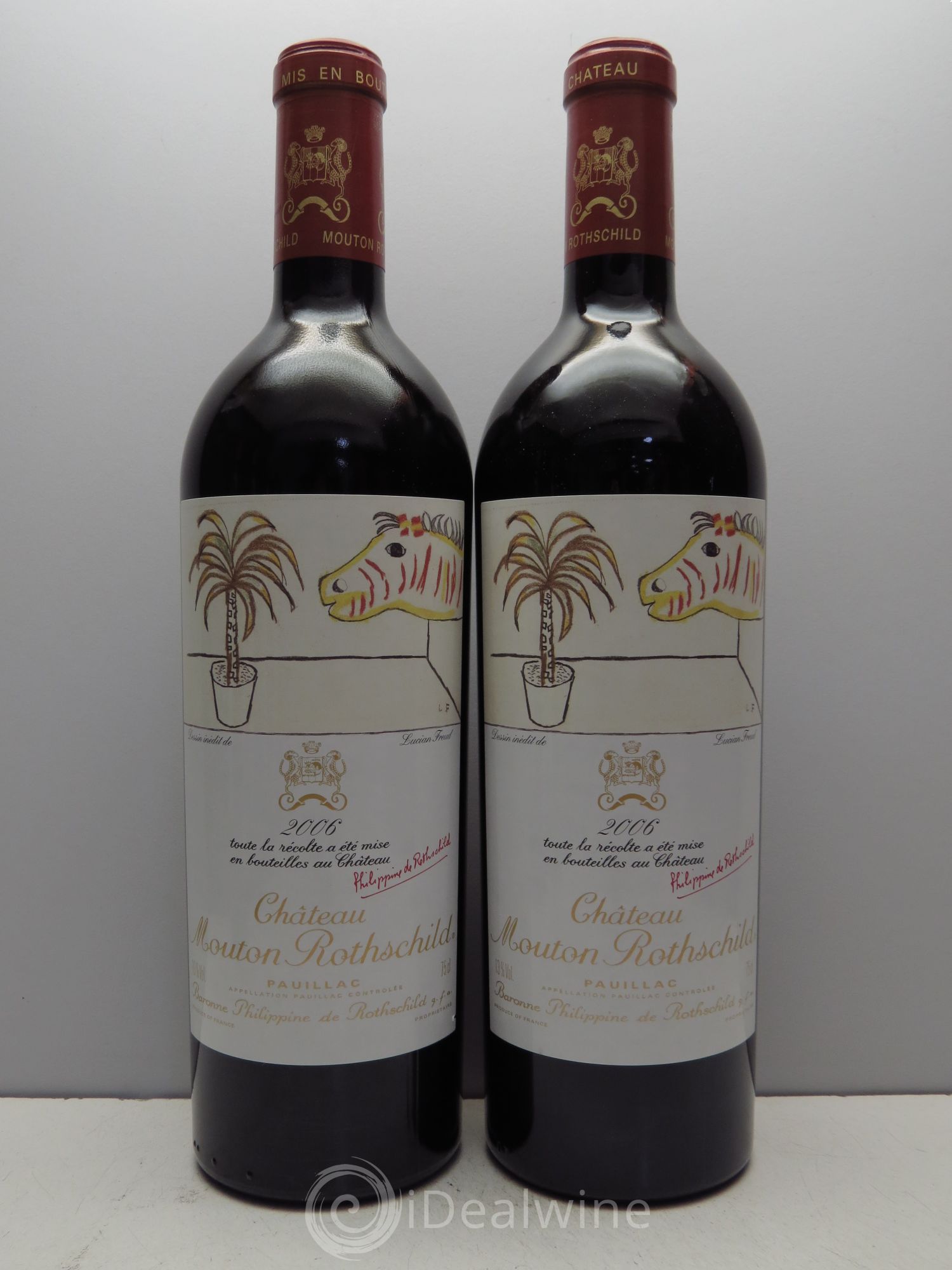Château Mouton Rothschild 1er Grand Cru Classé (2CBO de 6 Bouteilles) 2006 - Lot de 12 bouteilles - 1