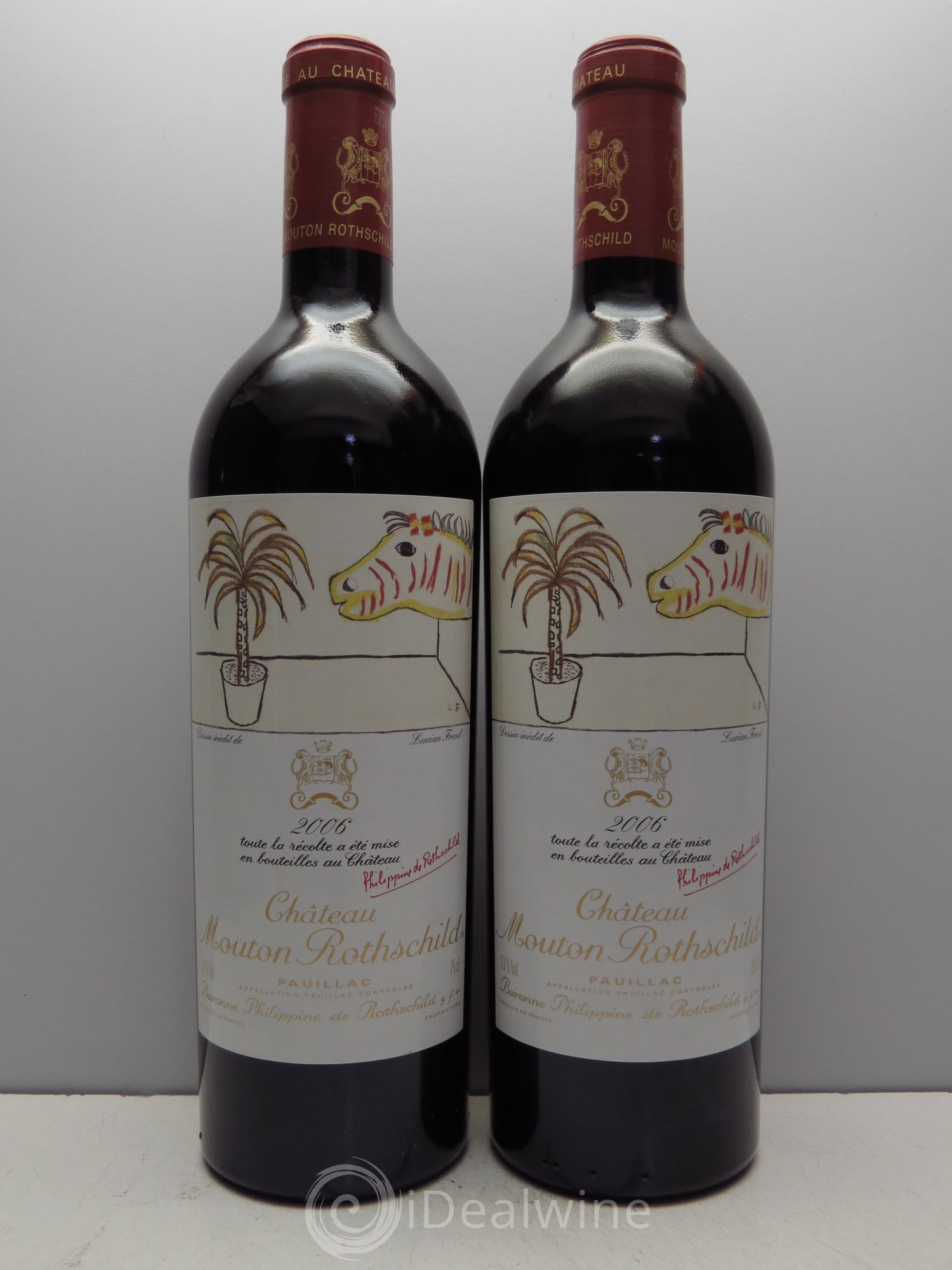 Château Mouton Rothschild 1er Grand Cru Classé (2CBO de 6 Bouteilles) 2006 - Lot de 12 bouteilles - 2
