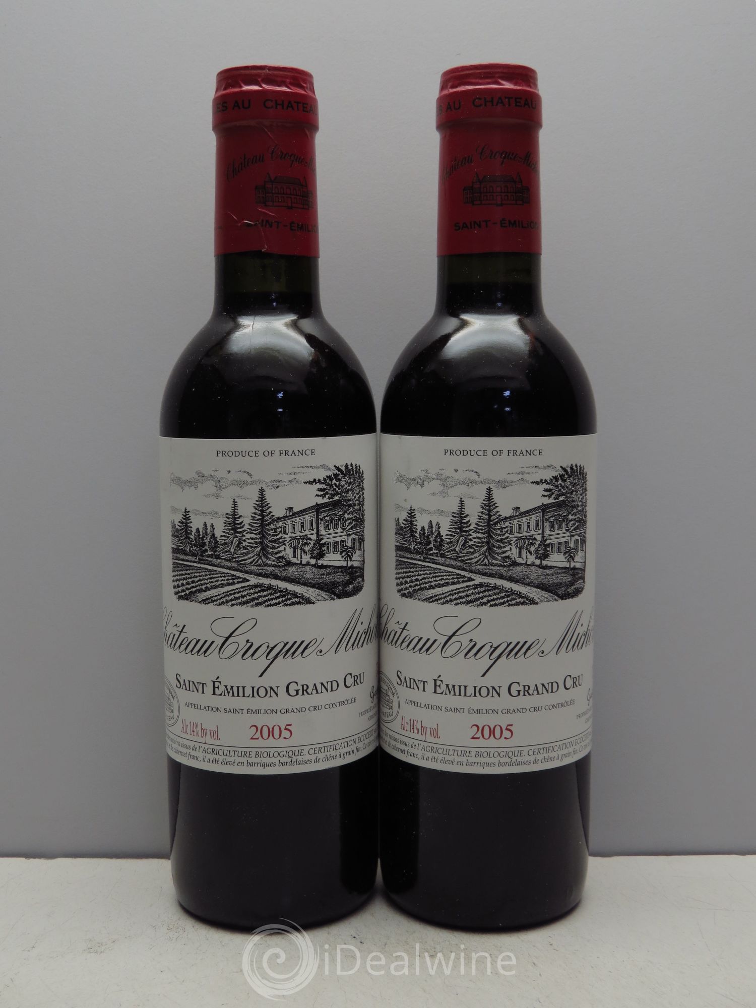 Château Croque Michotte (sans prix de réserve - no reserve) 2005 - Posten von 2 Demi-Flaschen - 0