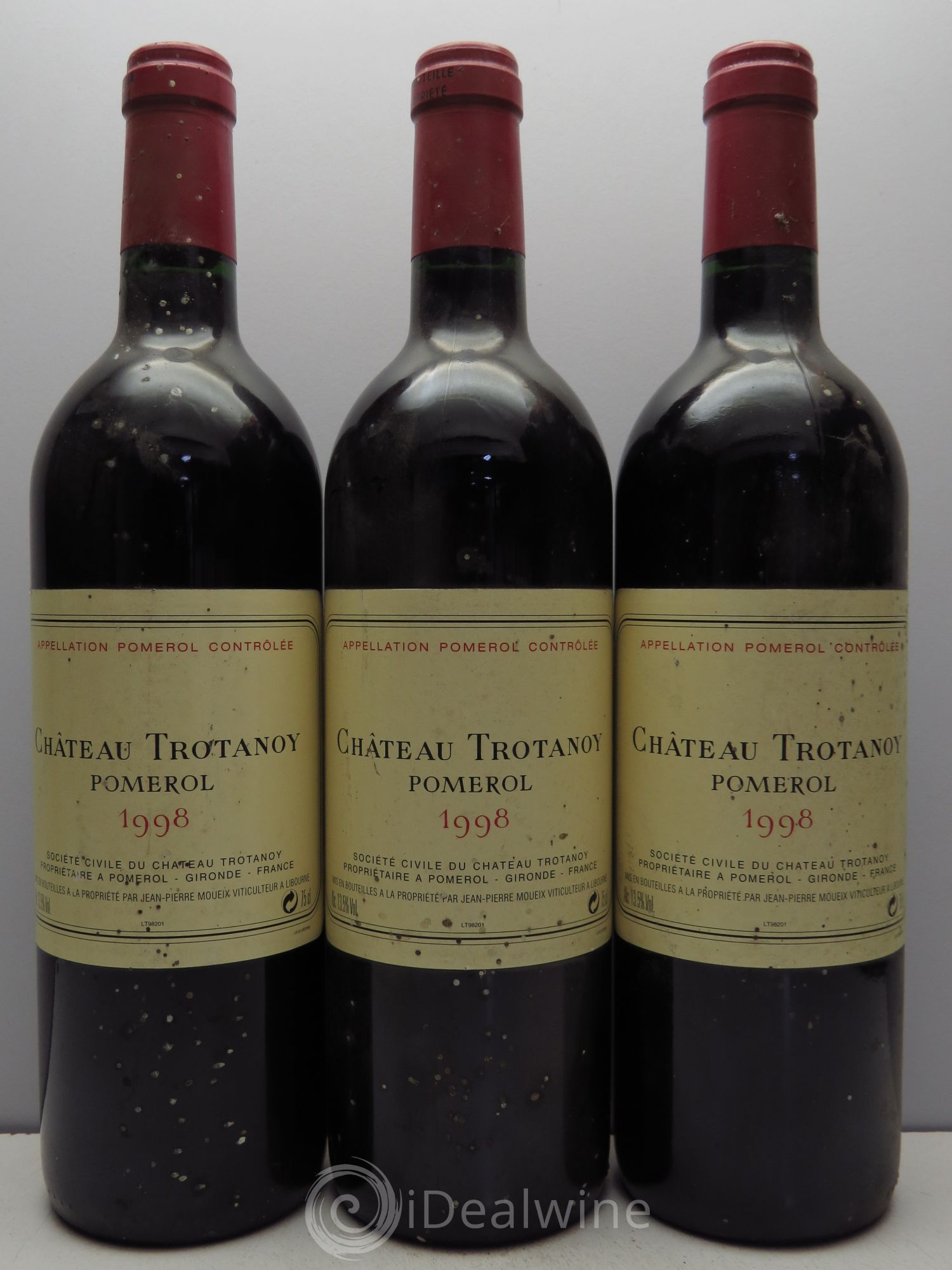 Château Trotanoy 1998 - Lot de 3 bouteilles - 0
