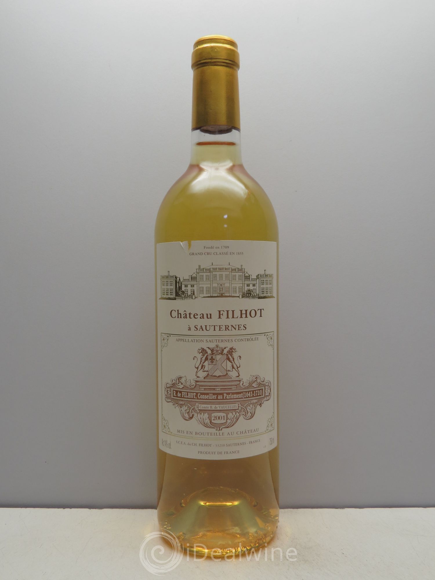Château Filhot 2ème Grand Cru Classé 2001 - Lotto di 6 bottiglie - 0