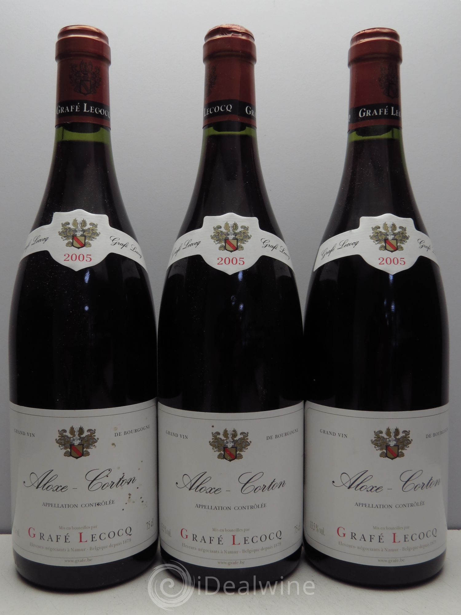Aloxe-Corton Mise Grafé Lecoq (sans prix de réserve / no reserve) 2005 - Posten von 3 Flaschen - 0