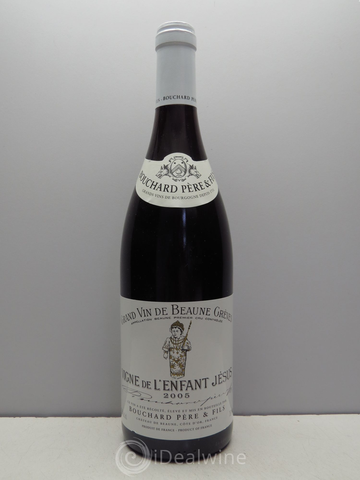 Beaune 1er Cru Grèves - Vigne de l'Enfant Jésus Bouchard Père & Fils 2005 - Lot de 6 bouteilles - 0