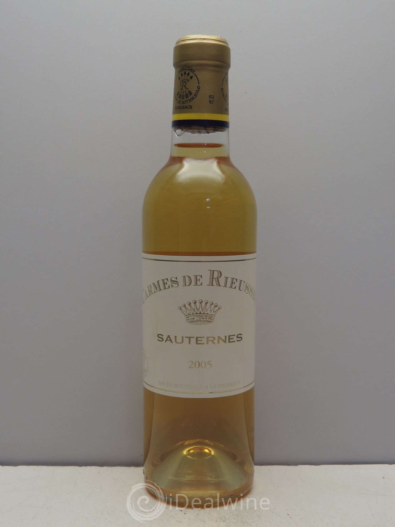 Sauternes Carmes de Rieussec 2005 - Posten von 12 Demi-Flaschen - 0