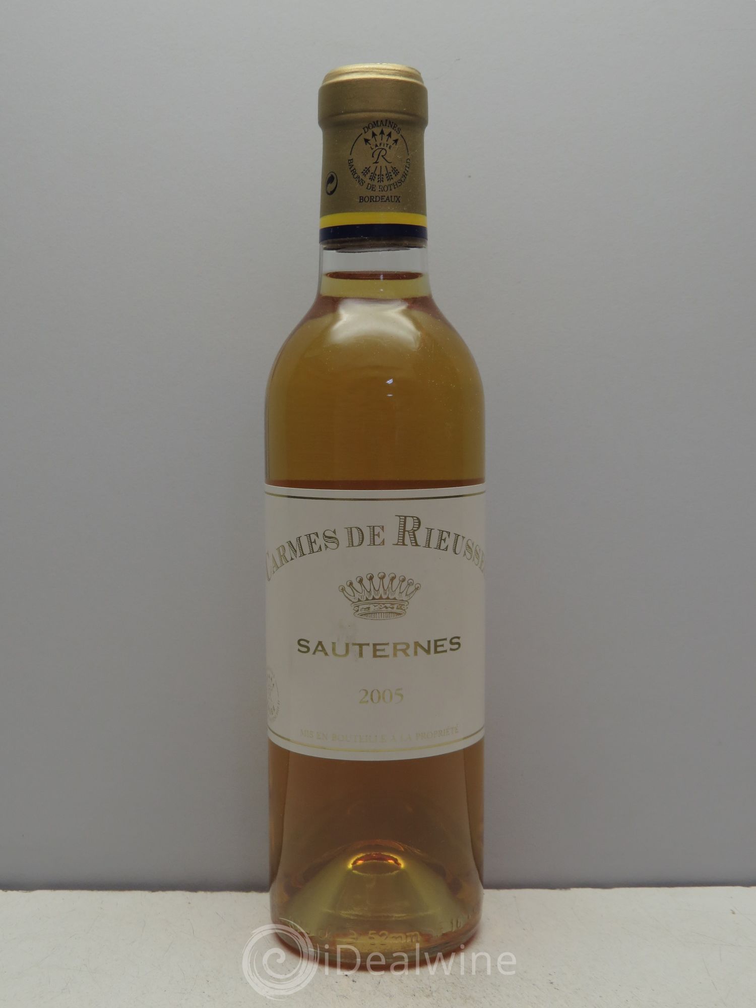 Sauternes Carmes de Rieussec 2005 - Posten von 6 Demi-Flaschen - 0