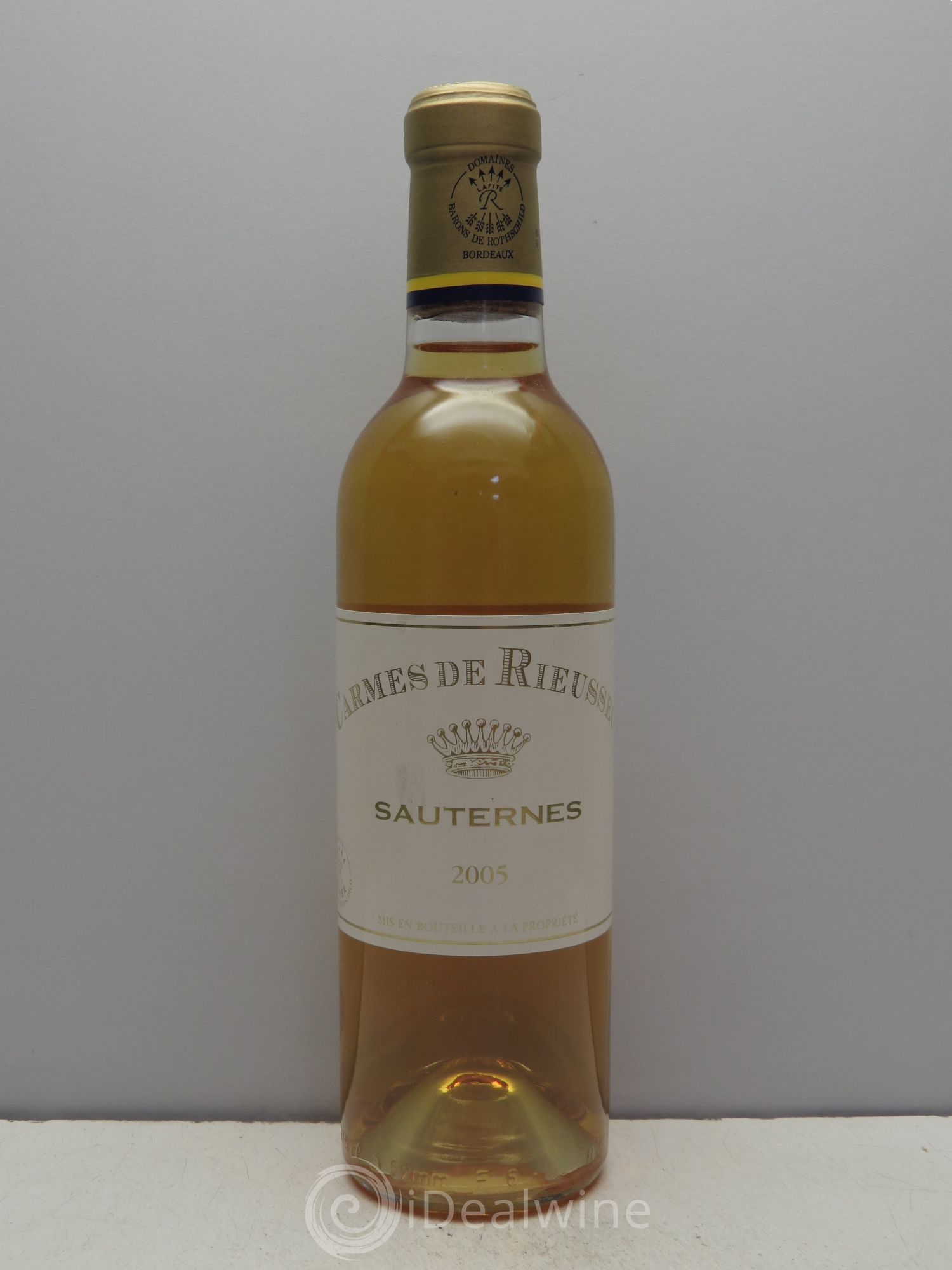Sauternes Carmes de Rieussec (sans prix de réserve - no reserve) 2005 - Posten von 6 Demi-Flaschen - 0