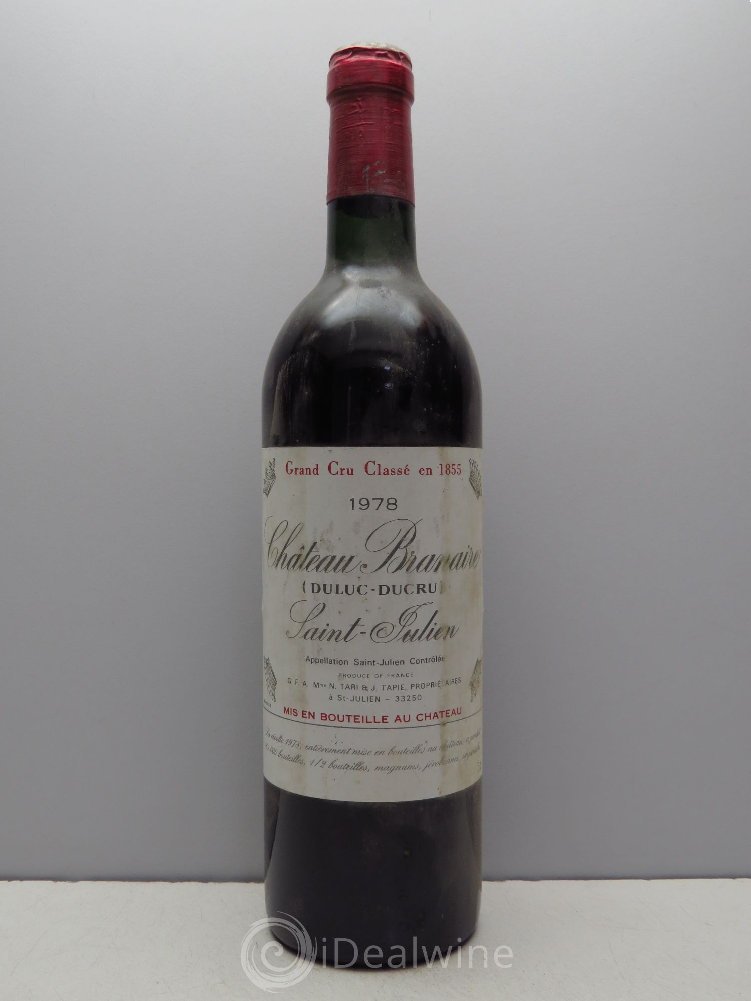 Château Branaire Ducru 4ème Grand Cru Classé null 1978 - Lot of 1 bottle - 0