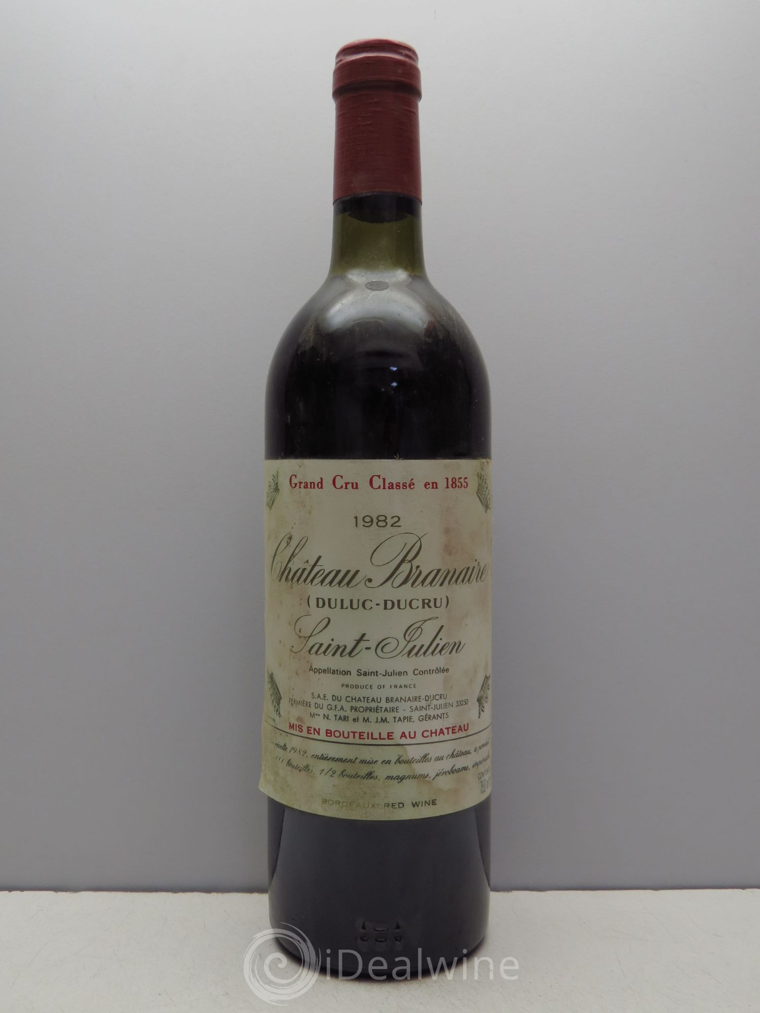 Château Branaire Ducru 4ème Grand Cru Classé null 1982 - Lot of 1 bottle - 0