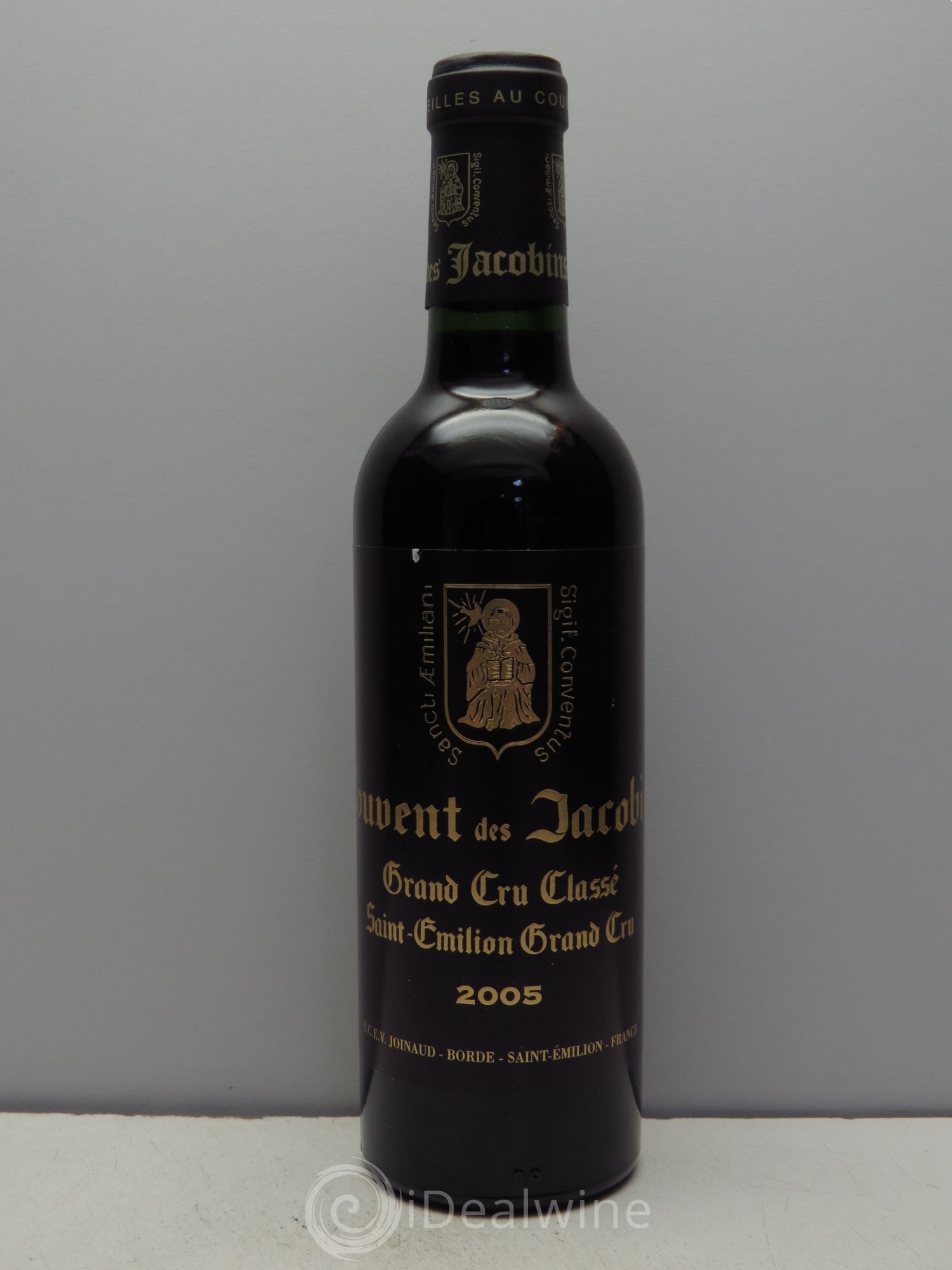 Château Couvent des Jacobins Grand Cru Classé (sans prix de réserve / no reserve) 2005 - Posten von 1 Demi-Flasche - 0