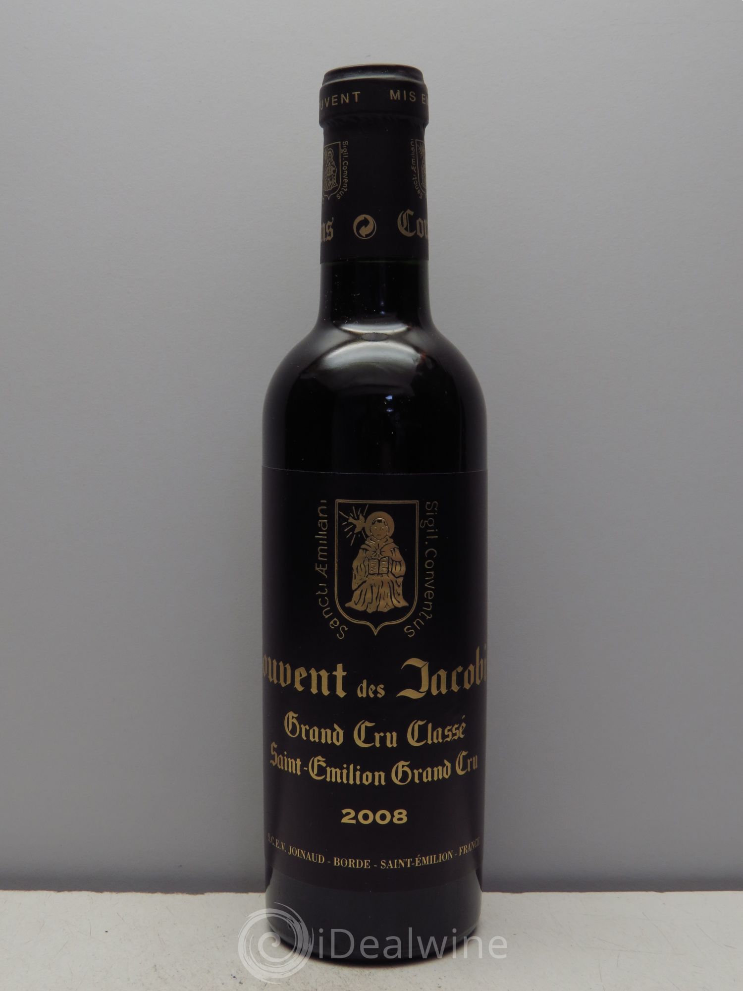 Château Couvent des Jacobins Grand Cru Classé null 2008 - Lot of 6 half-bottles - 0
