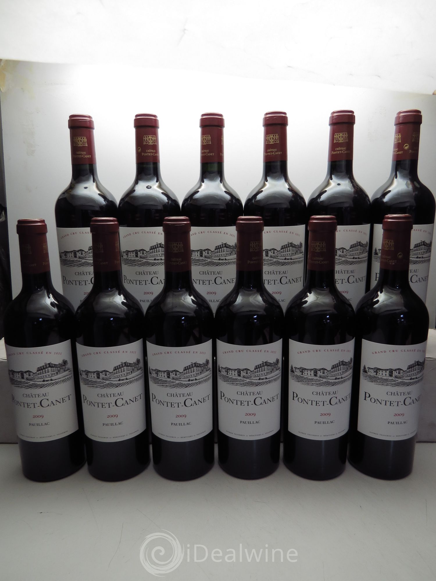 Château Pontet Canet 5ème Grand Cru Classé 2009 - Lot de 12 bouteilles - 0