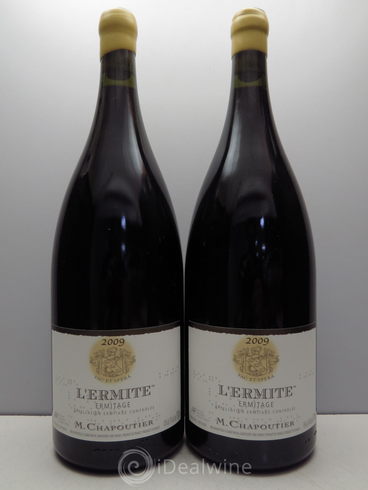 Hermitage Ermitage l'Ermite Chapoutier 2009 - Lot de 2 magnums - 0