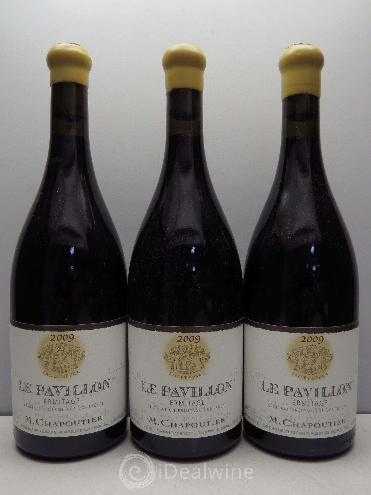 Hermitage Ermitage Le Pavillon Chapoutier 2009 - Lot de 3 bouteilles - 0