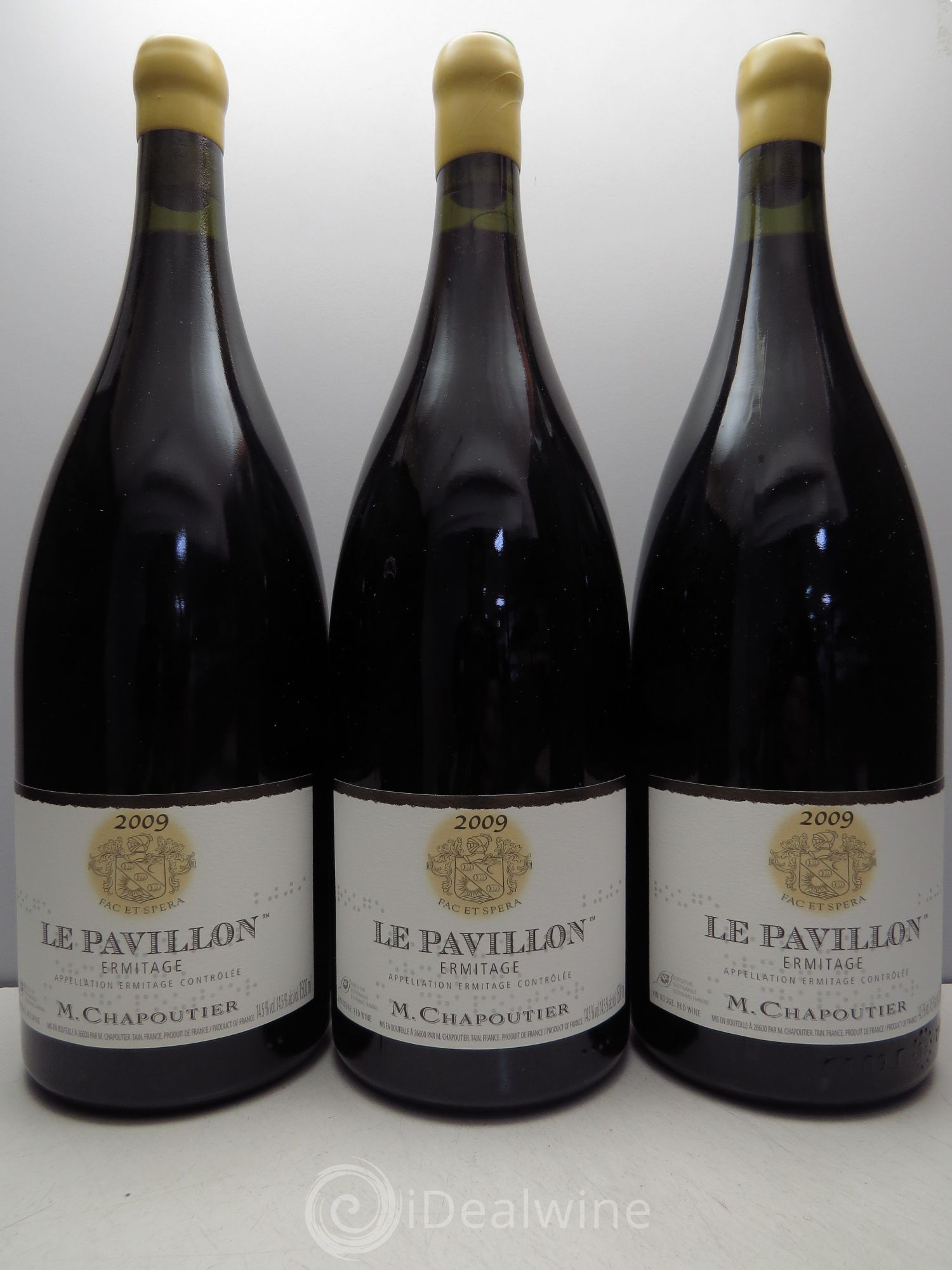 Hermitage Ermitage Le Pavillon Chapoutier 2009 - Lot de 3 magnums - 0