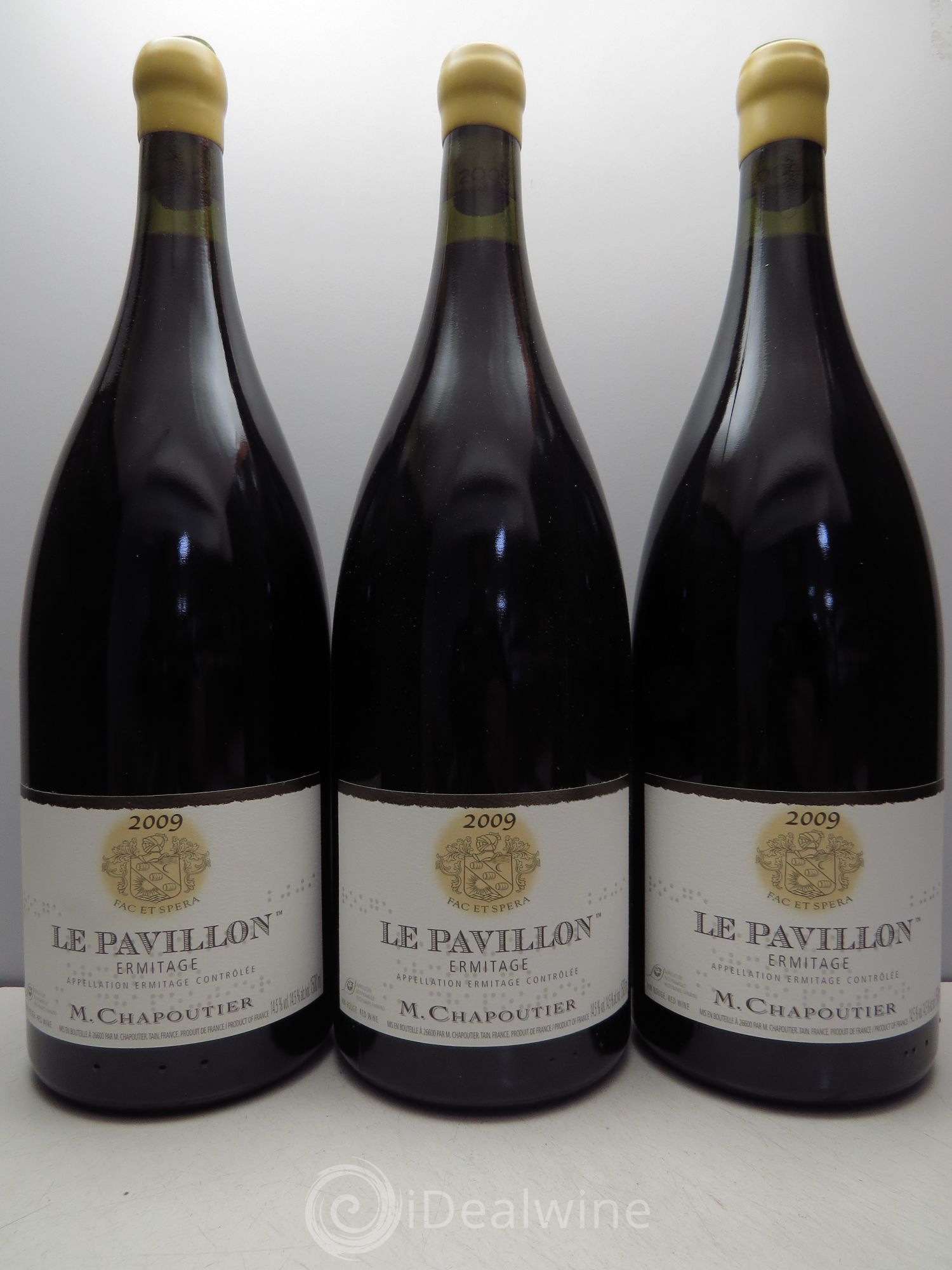 Hermitage Ermitage Le Pavillon Chapoutier 2009 - Lot de 3 magnums - 0