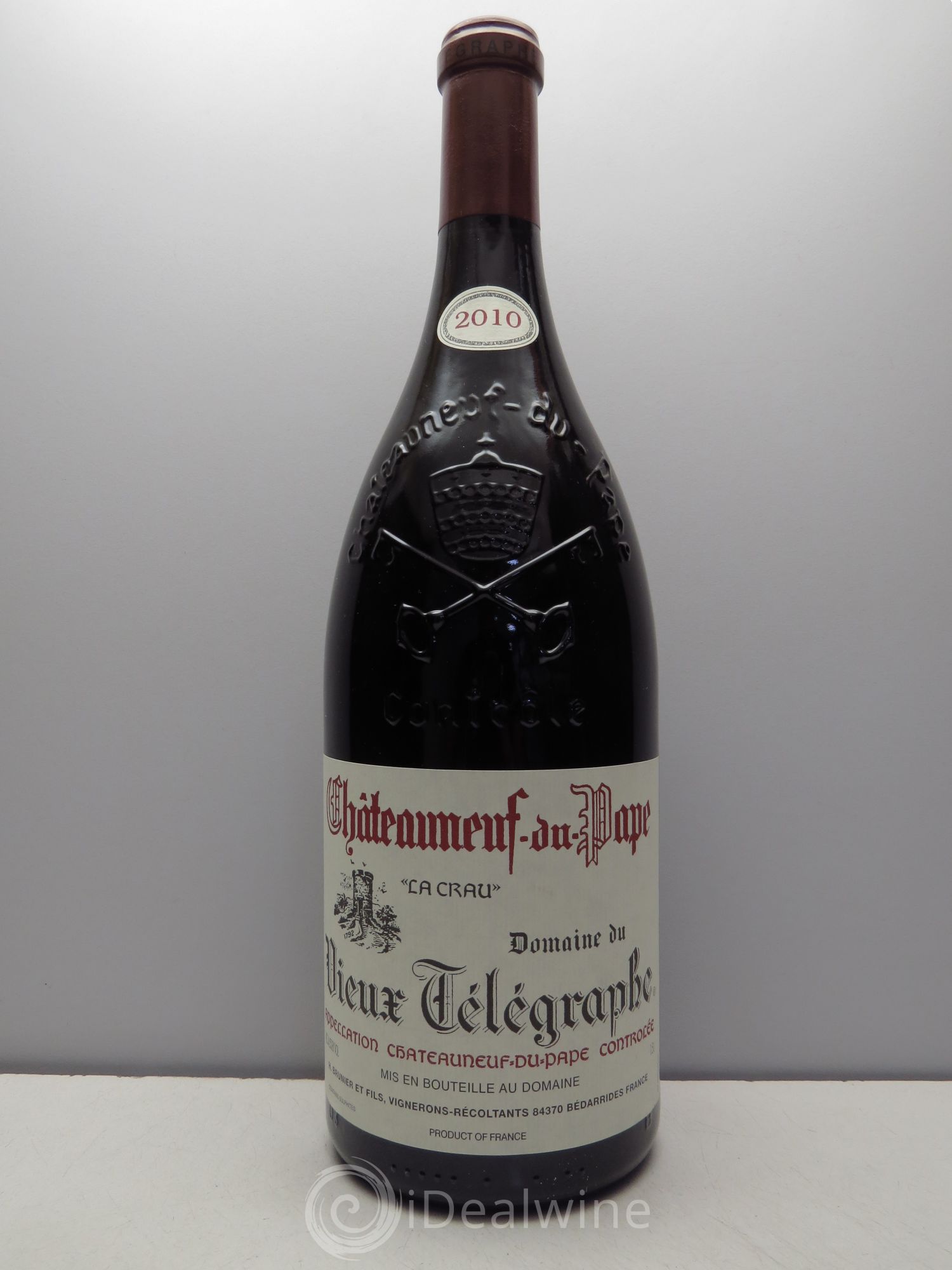 Châteauneuf-du-Pape Vieux Télégraphe (Domaine du) Vignobles Brunier 2010 - Lot de 6 magnums - 0