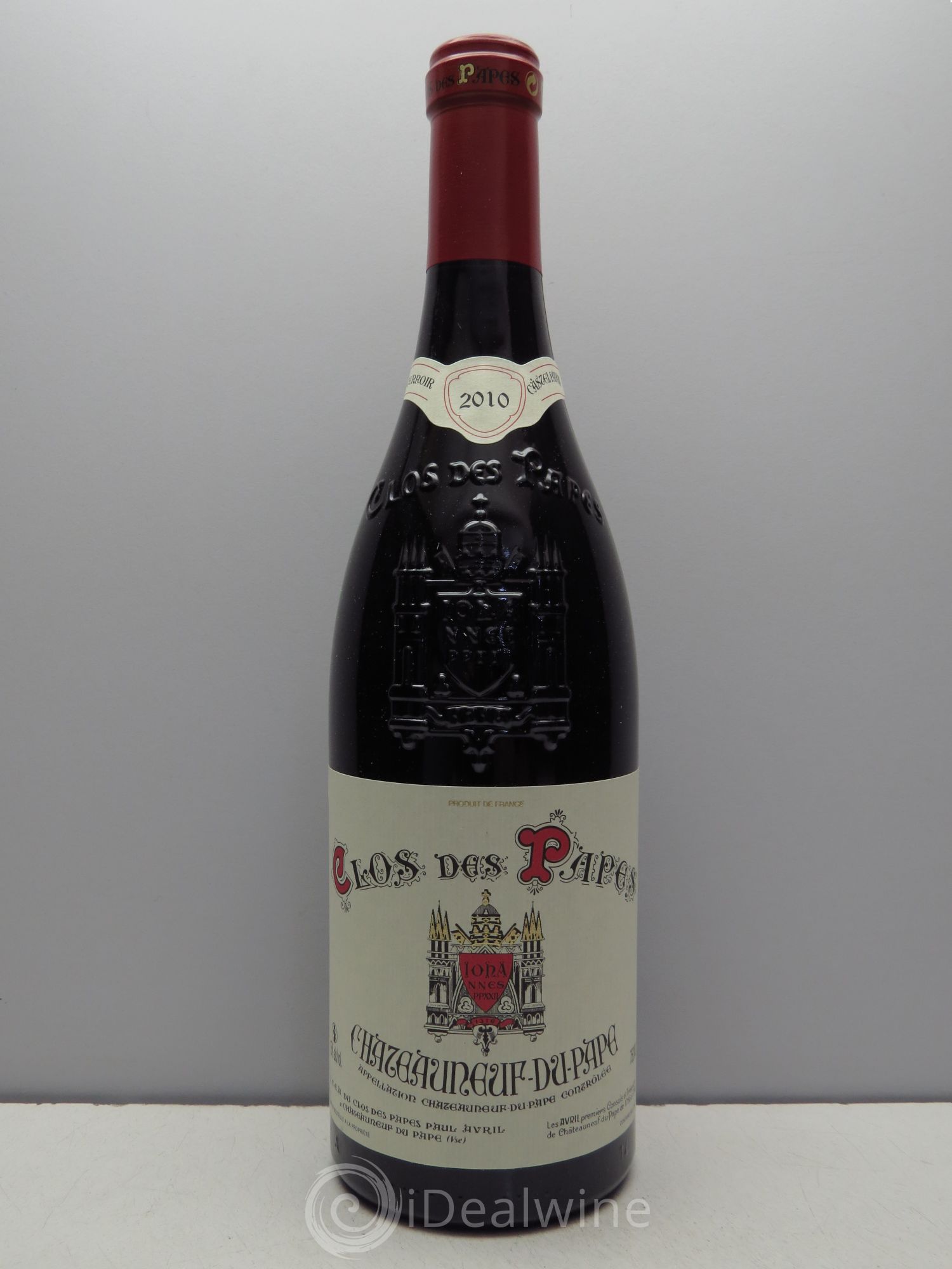 Châteauneuf-du-Pape Clos des Papes - Paul Avril 2010 - Lot de 6 bouteilles - 0
