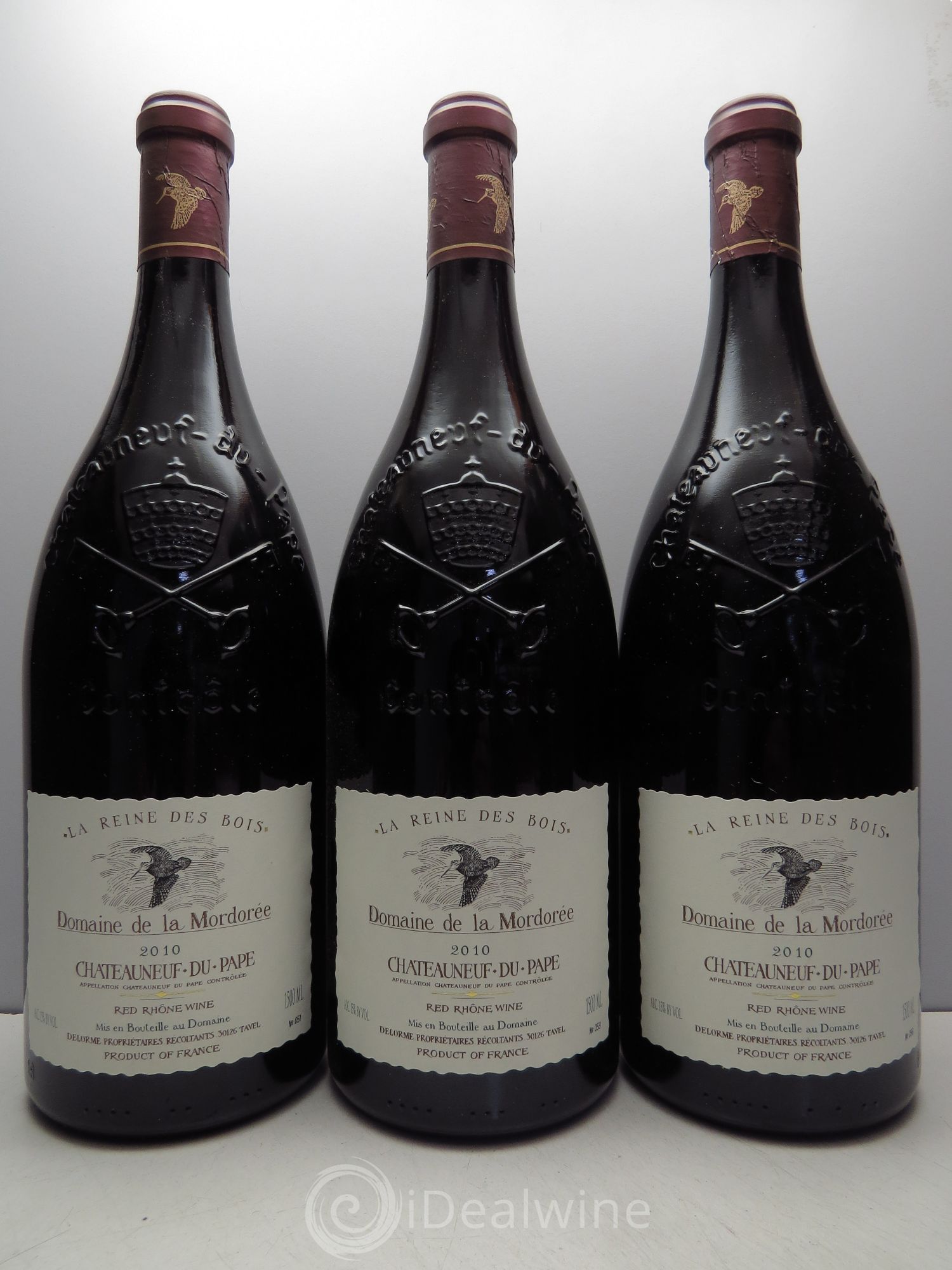 Châteauneuf-du-Pape Domaine de La Mordorée (Domaine de) 2010 - Lot de 3 magnums - 0