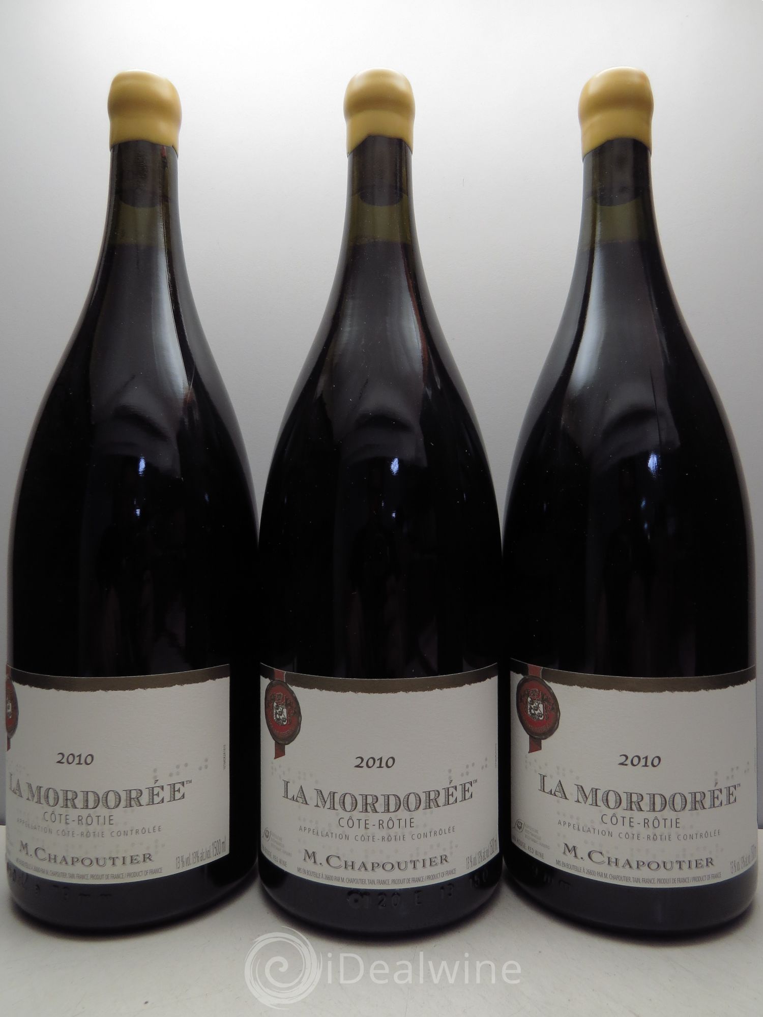 Côte-Rôtie La Mordorée Chapoutier 2010 - Lot de 3 magnums - 0