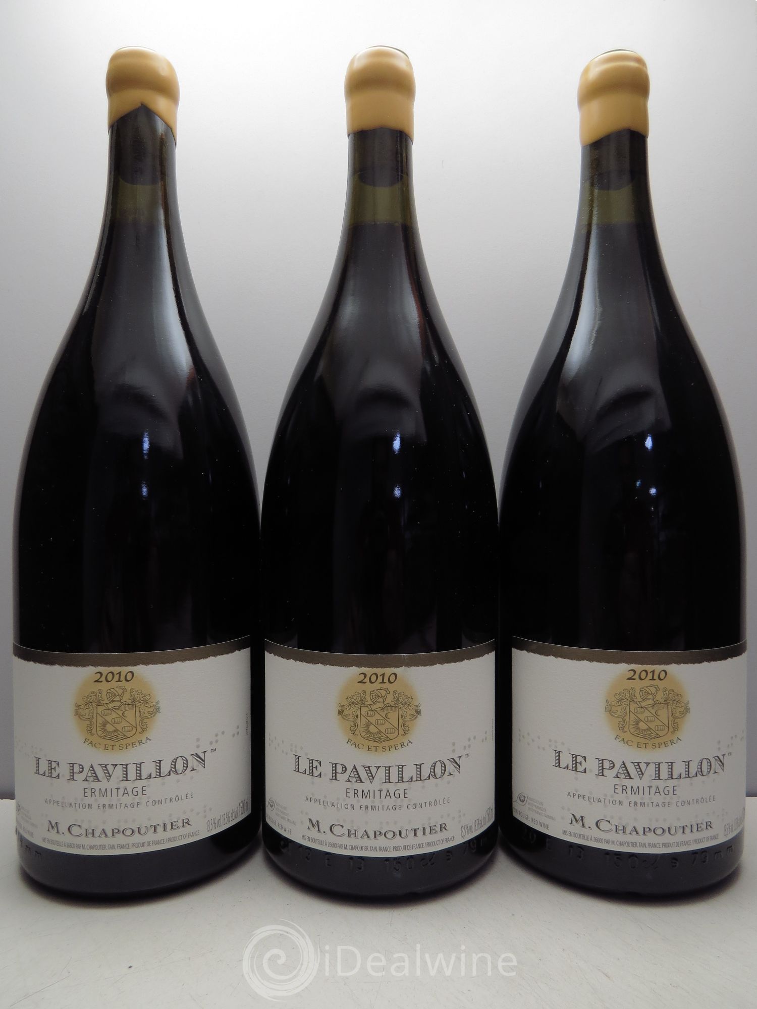 Hermitage Ermitage Le Pavillon Chapoutier 2010 - Lot de 3 magnums - 0
