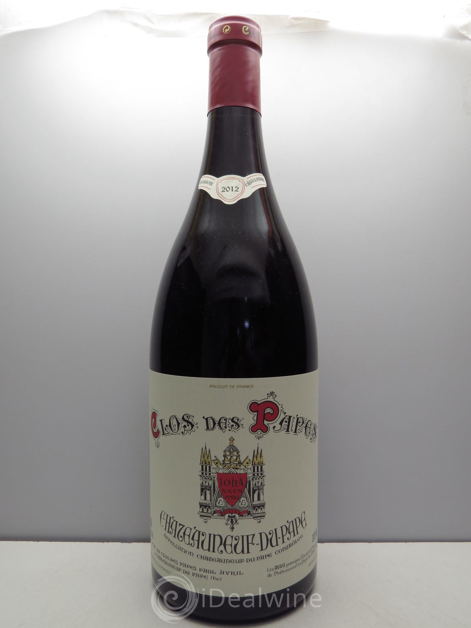 Châteauneuf-du-Pape Clos des Papes - Paul Avril 2012 - Lot de 1 double magnum - 0
