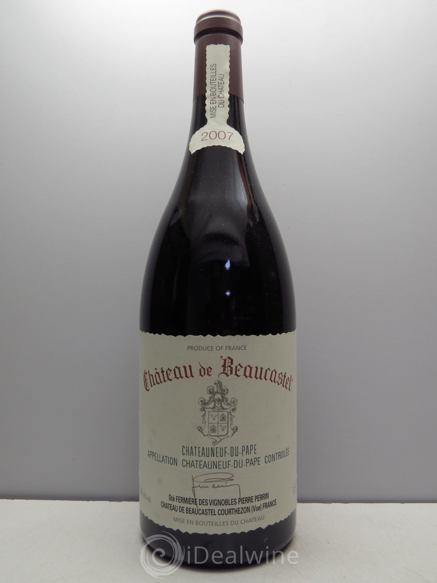 Châteauneuf-du-Pape Château de Beaucastel Famille Perrin 2007 - Lot de 1 magnum - 0