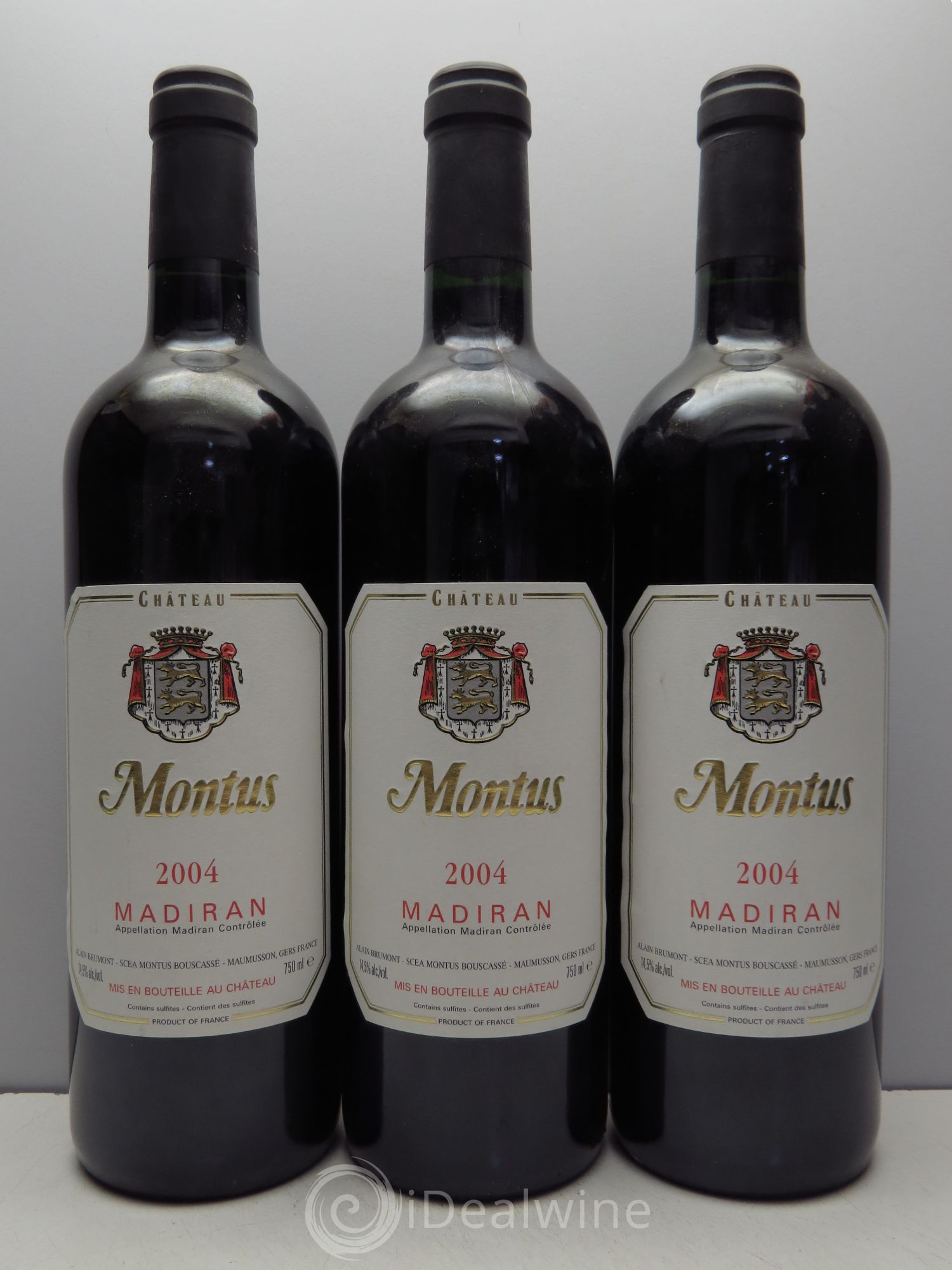 Madiran Château Montus Alain Brumont (sans prix de réserve / no reserve) 2004 - Lotto di 3 bottiglie - 0