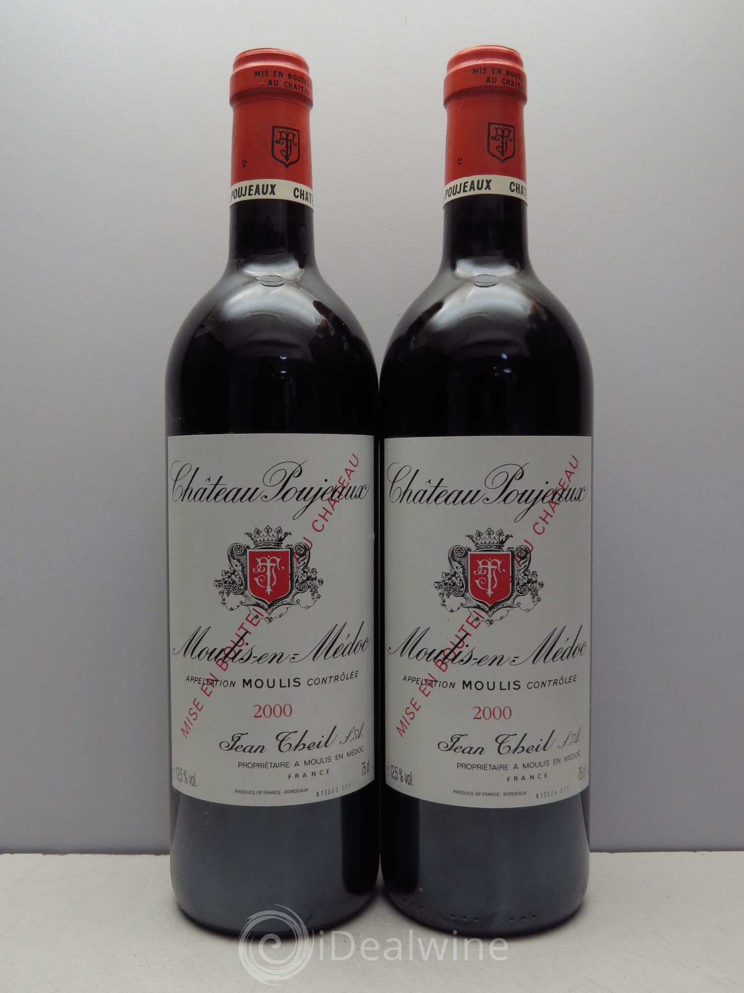 Château Poujeaux (sans prix de réserve / no reserve) 2000 - Posten von 2 Flaschen - 0