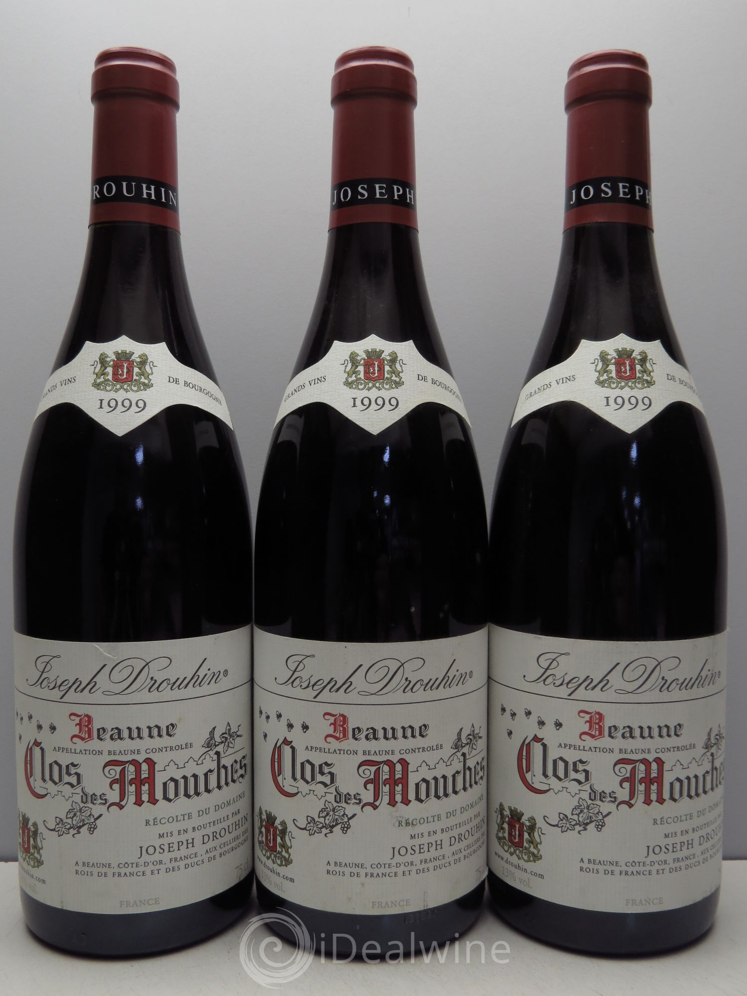 Beaune 1er Cru Clos des Mouches Joseph Drouhin 1999 - Lot de 3 bouteilles - 0