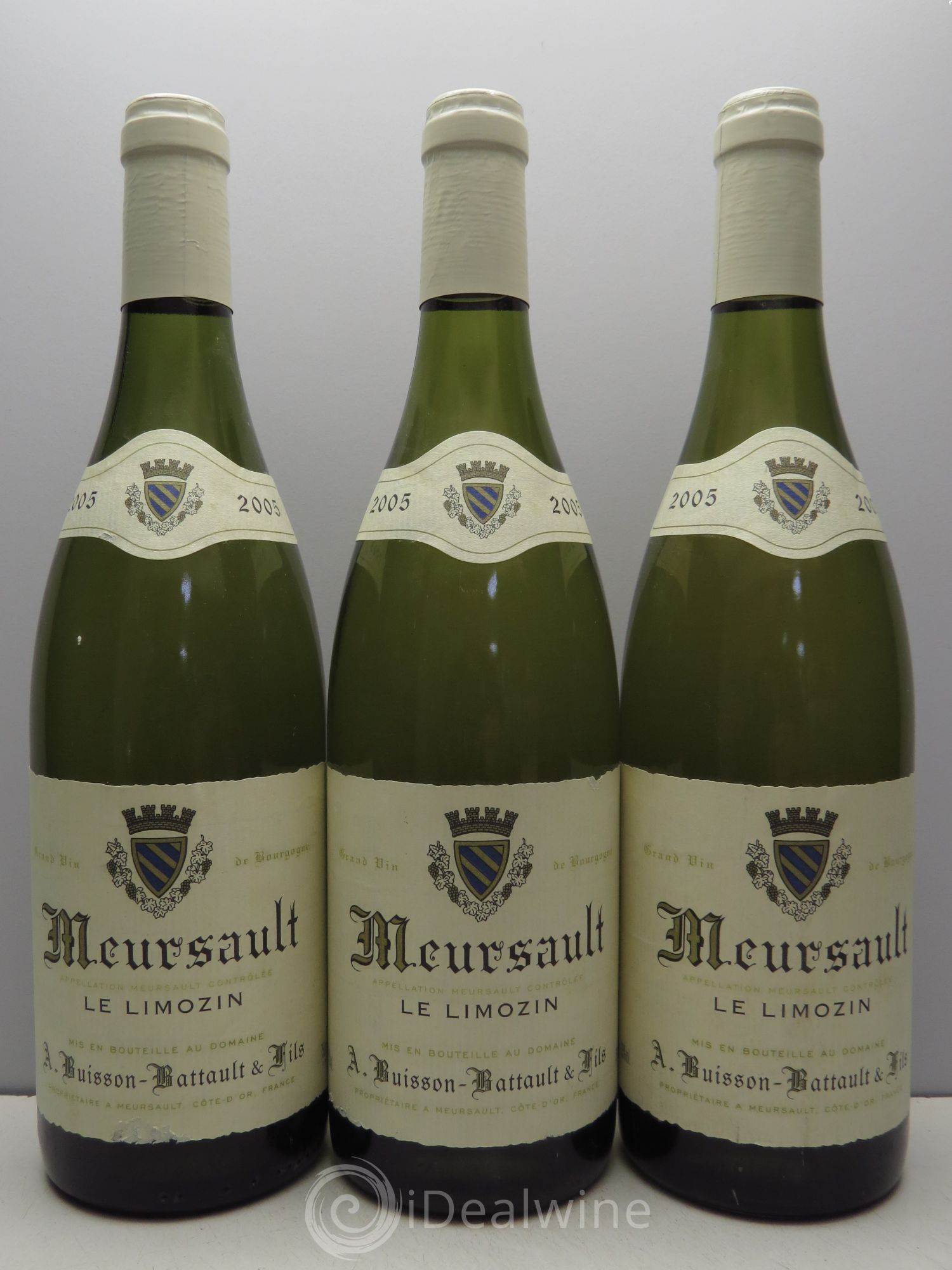 Meursault Buissson-Battault le Limozin (sans prix de réserve - no reserve) 2005 - Posten von 3 Flaschen - 0