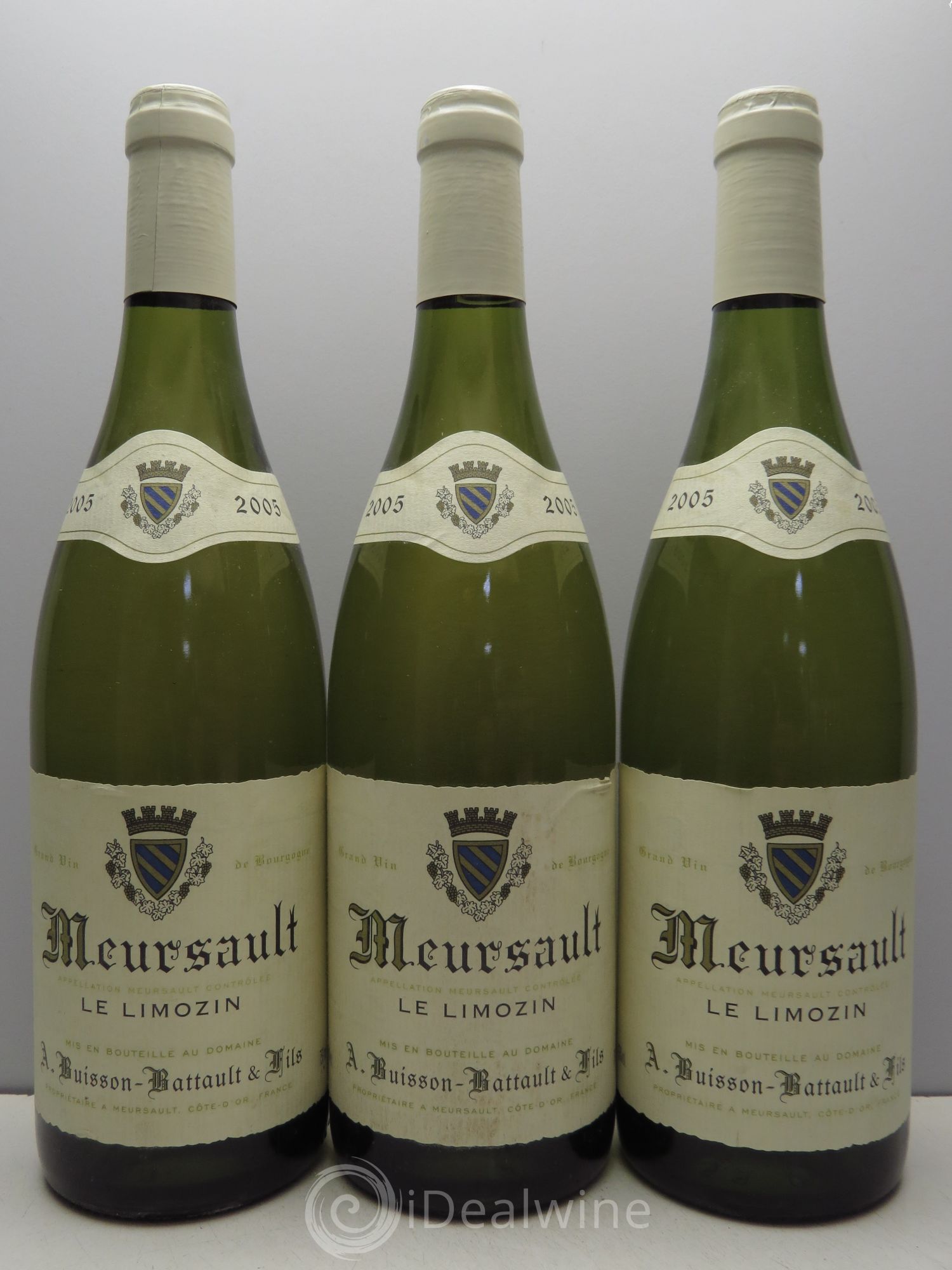 Meursault Buissson-Battault le Limozin 2005 - Posten von 3 Flaschen - 0