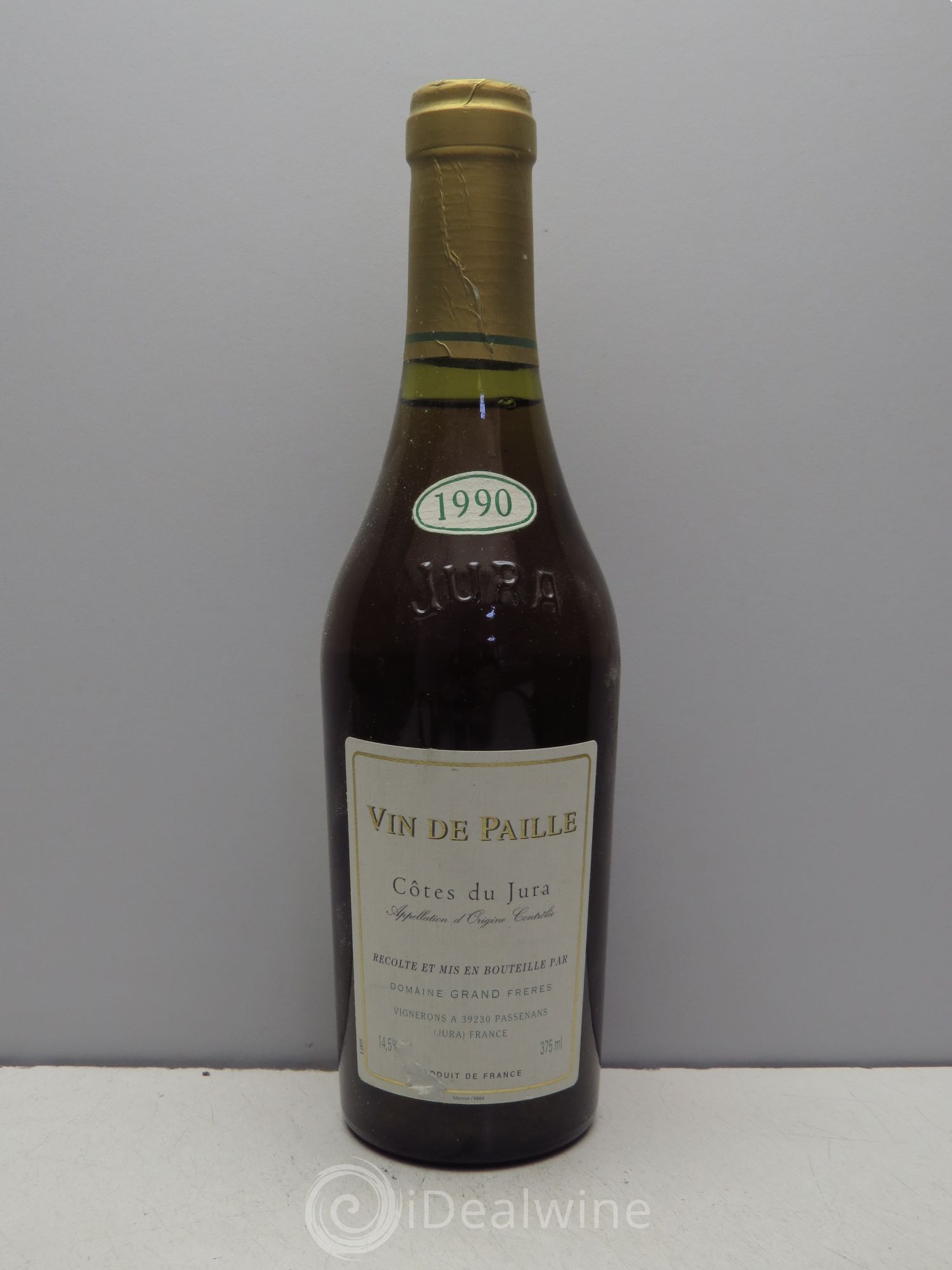 Côtes du Jura Vin de Paille Dom. Grand Frères (sans prix de réserve / no reserve) 1990 - Lotto di 1 mezza bottiglia - 0