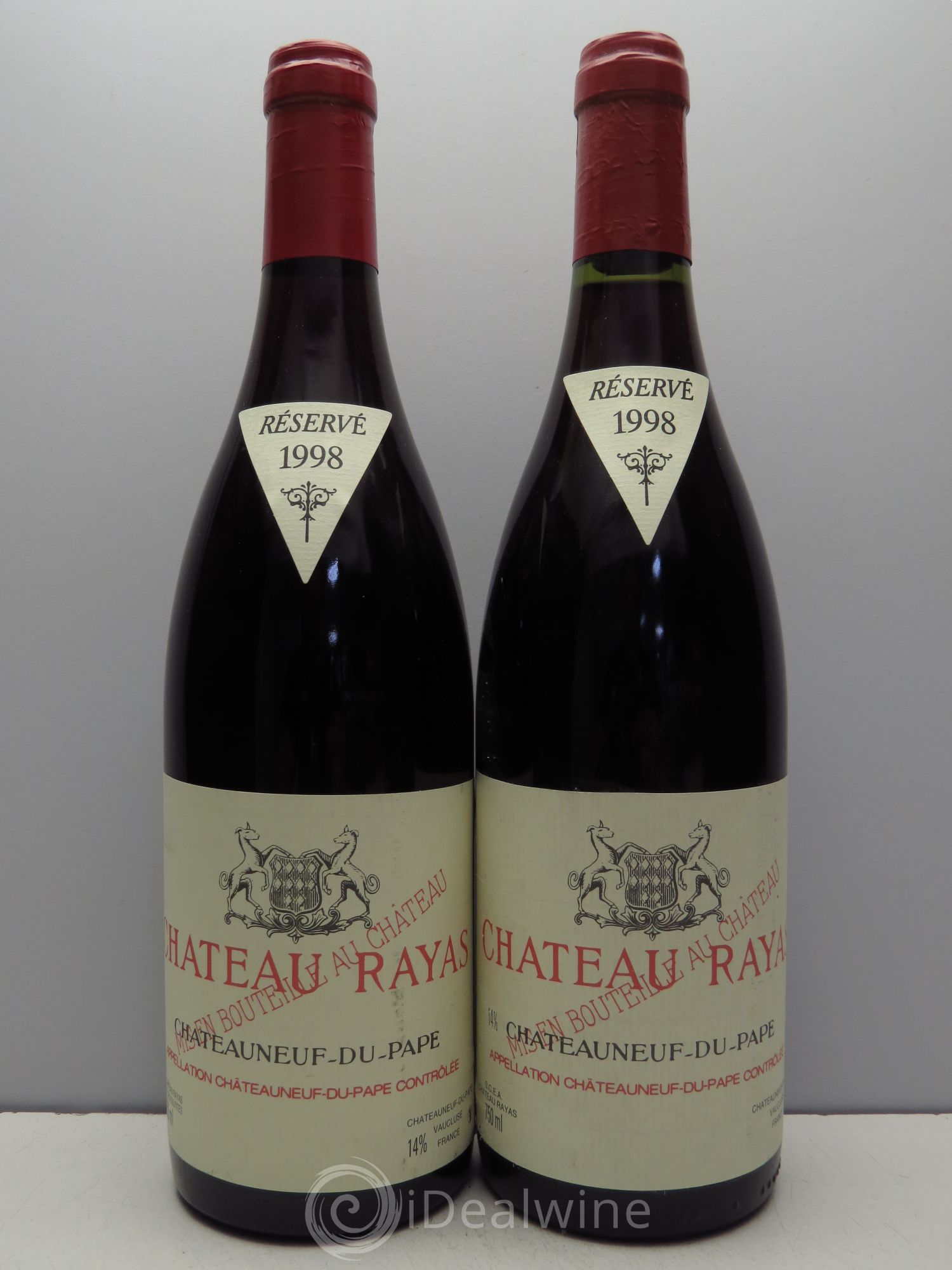 Châteauneuf-du-Pape Château Rayas Emmanuel Reynaud 1998 - Lot de 2 bouteilles - 0