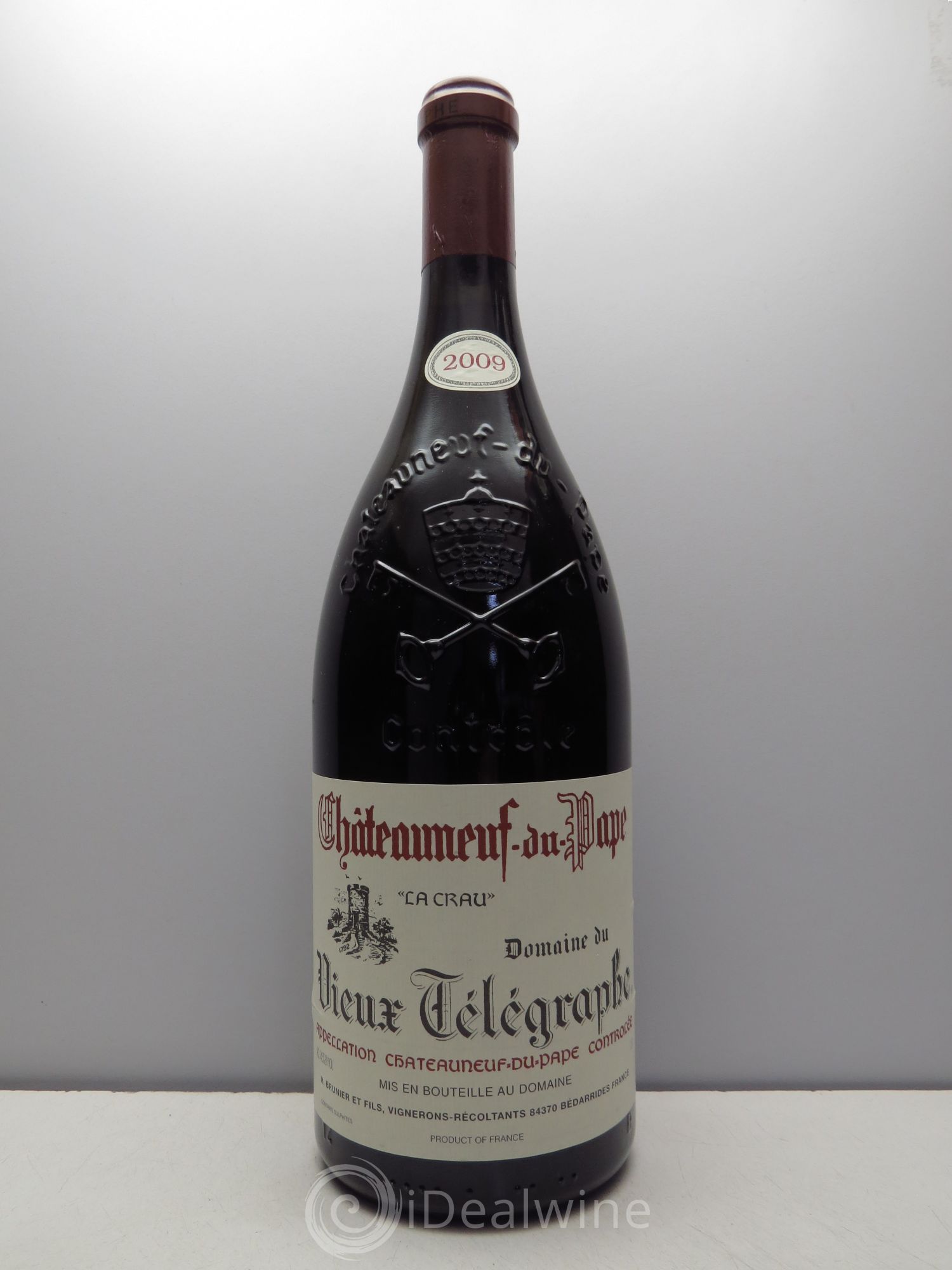 Châteauneuf-du-Pape Vieux Télégraphe (Domaine du) Vignobles Brunier (sans prix de réserve / no reserve) 2009 - Lotto di 1 magnum - 0