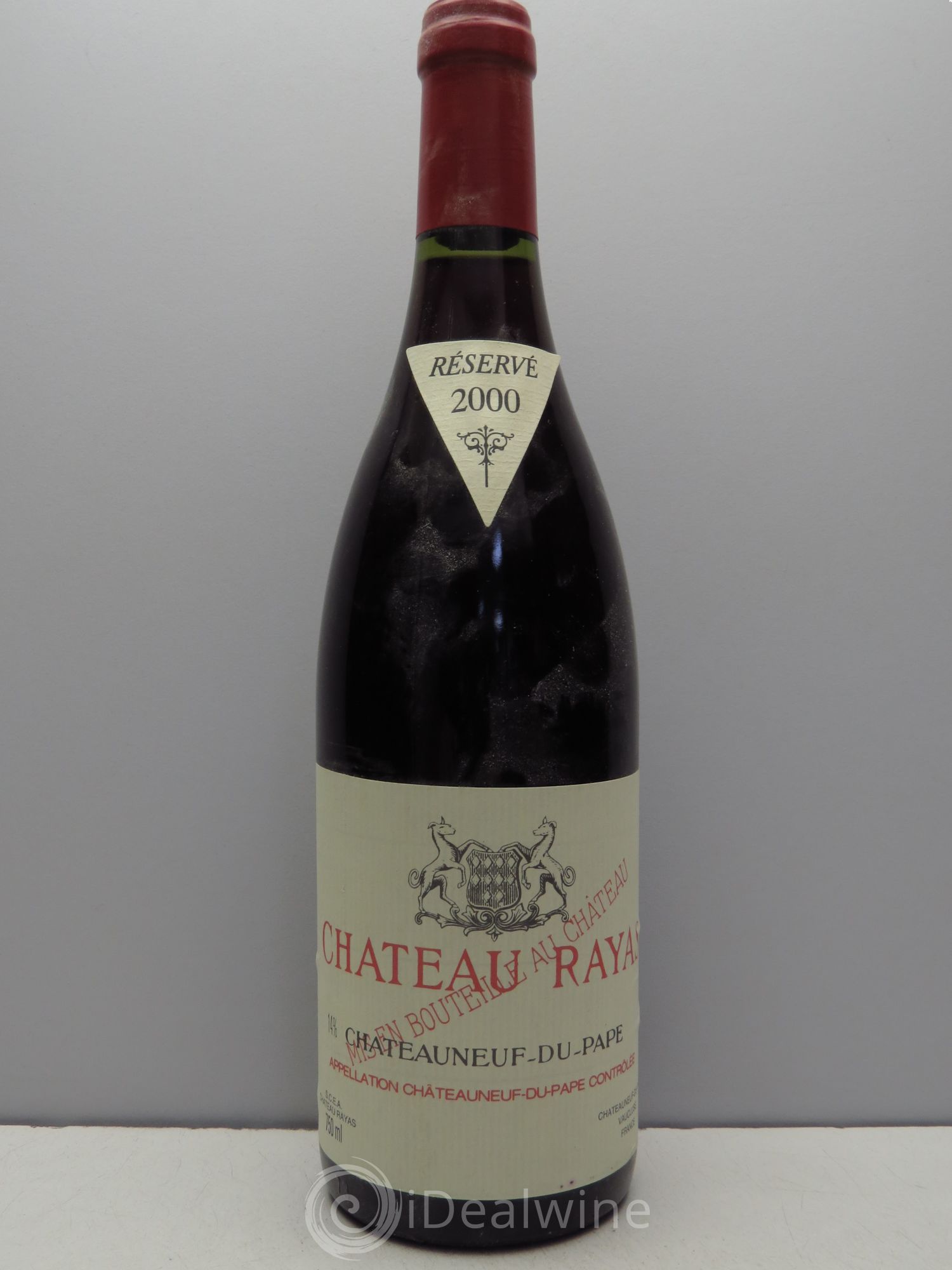 Châteauneuf-du-Pape Château Rayas Emmanuel Reynaud 2000 - Lot de 1 bouteille - 0
