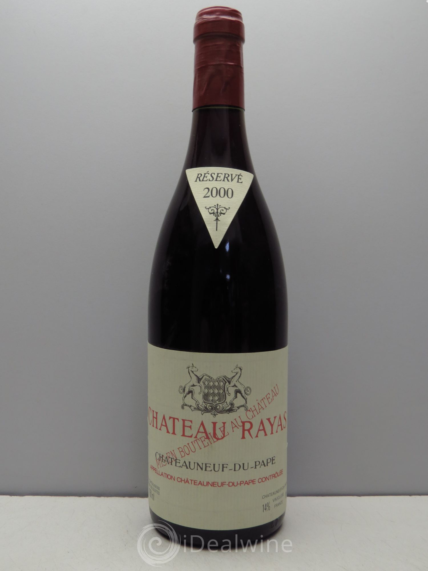 Châteauneuf-du-Pape Château Rayas Emmanuel Reynaud 2000 - Lot de 1 bouteille - 0
