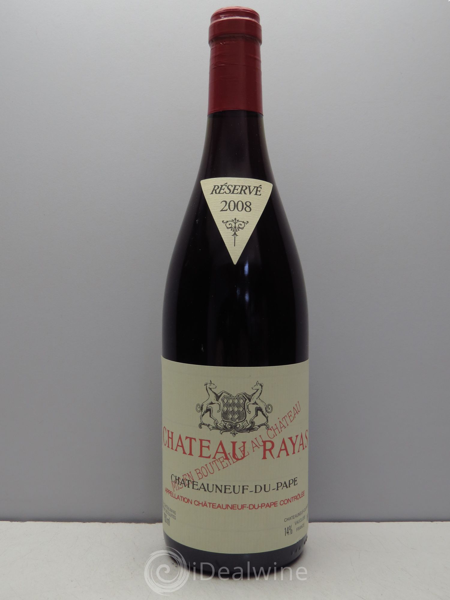 Châteauneuf-du-Pape Château Rayas Emmanuel Reynaud 2008 - Lot de 1 bouteille - 0