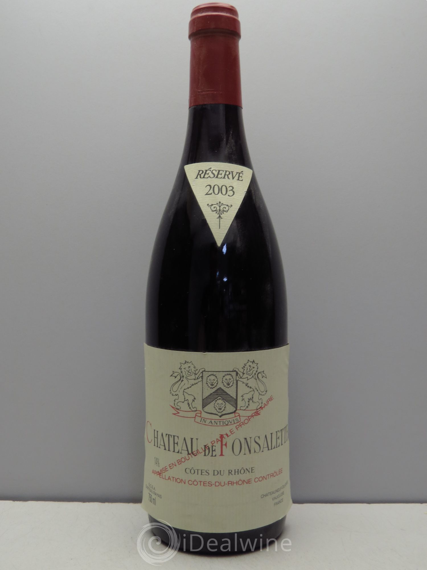Côtes-du-Rhône Château de Fonsalette Emmanuel Reynaud (sans prix de réserve / no reserve) 2003 - Posten von 1 Flasche - 0