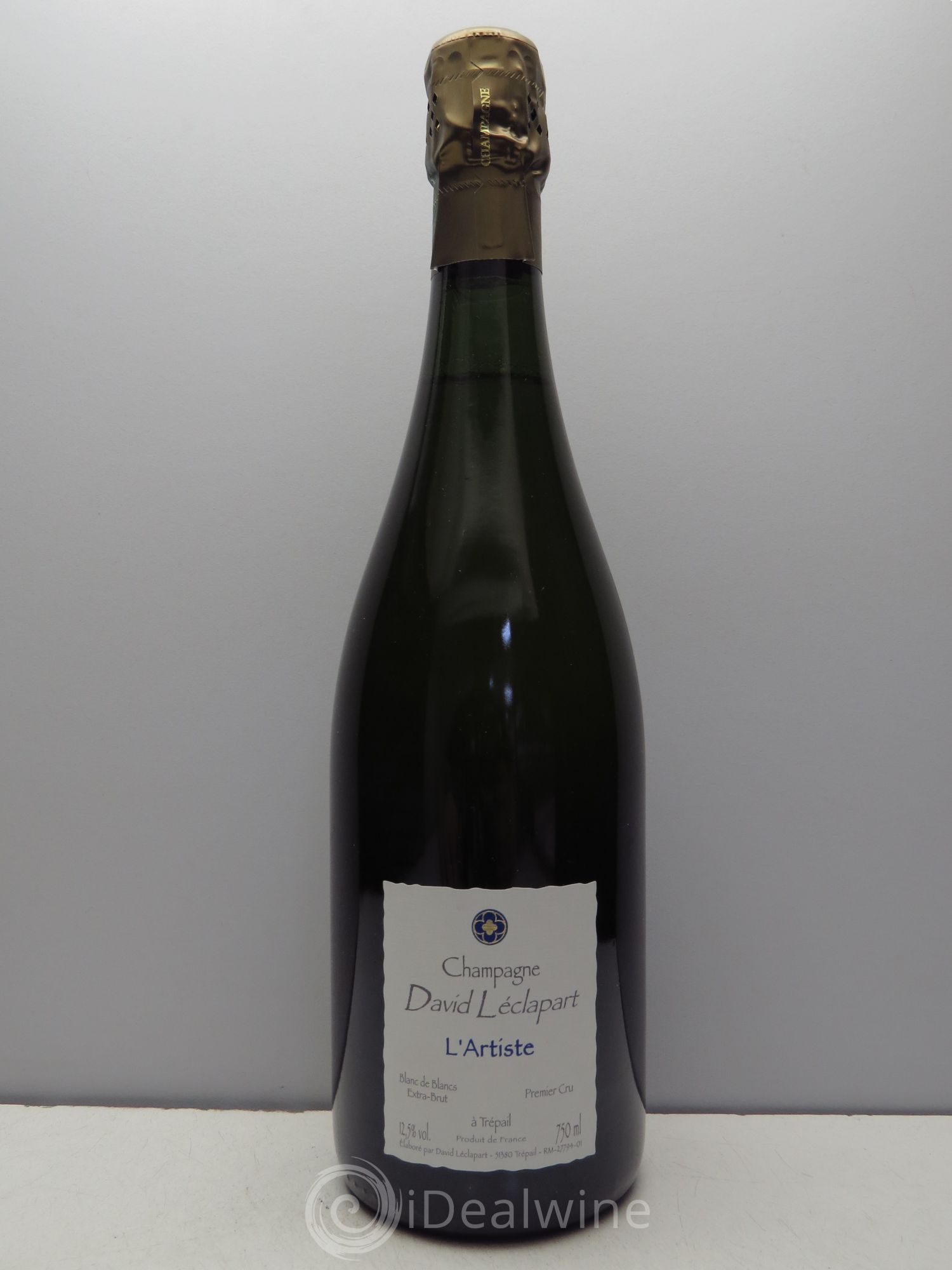 Champagne David Léclaprt 1er Cru l'Artiste - Lot of 1 bottle - 0