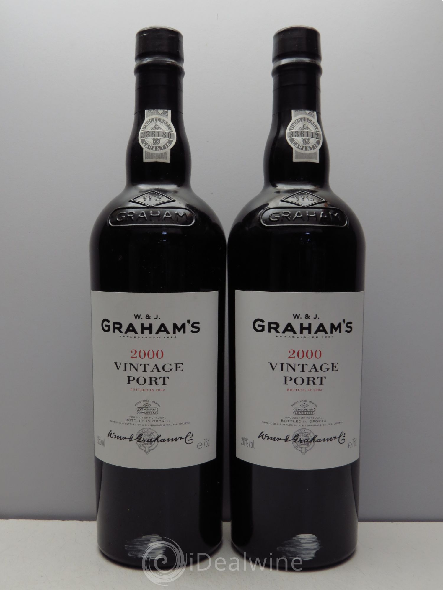 Porto W&J Graham' Vintage 2000 - Lot de 2 bouteilles - 0