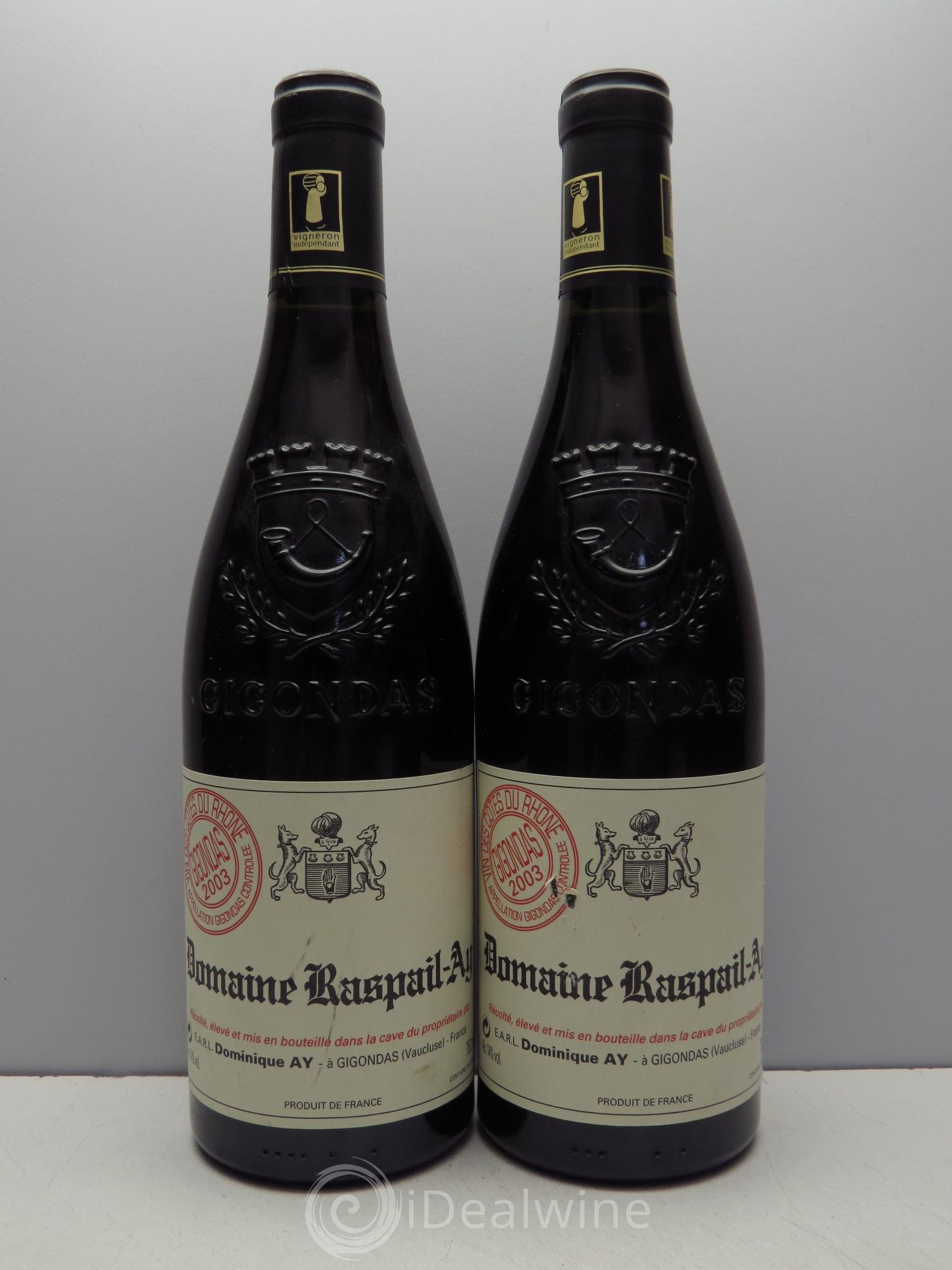 Gigondas (sans prix de réserve / no reserve) 2003 - Posten von 2 Flaschen - 0