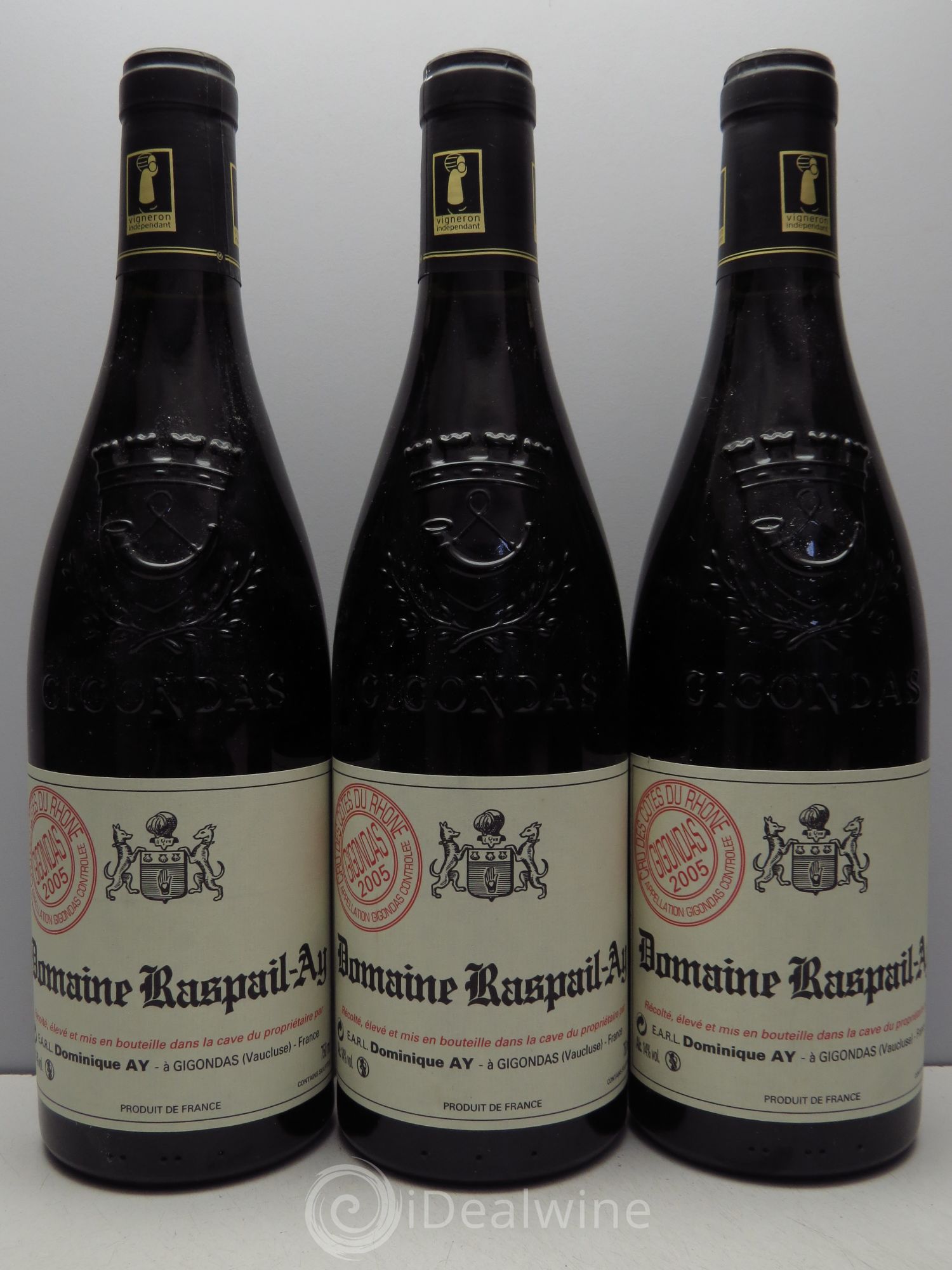 Gigondas (sans prix de réserve / no reserve) 2005 - Posten von 3 Flaschen - 0