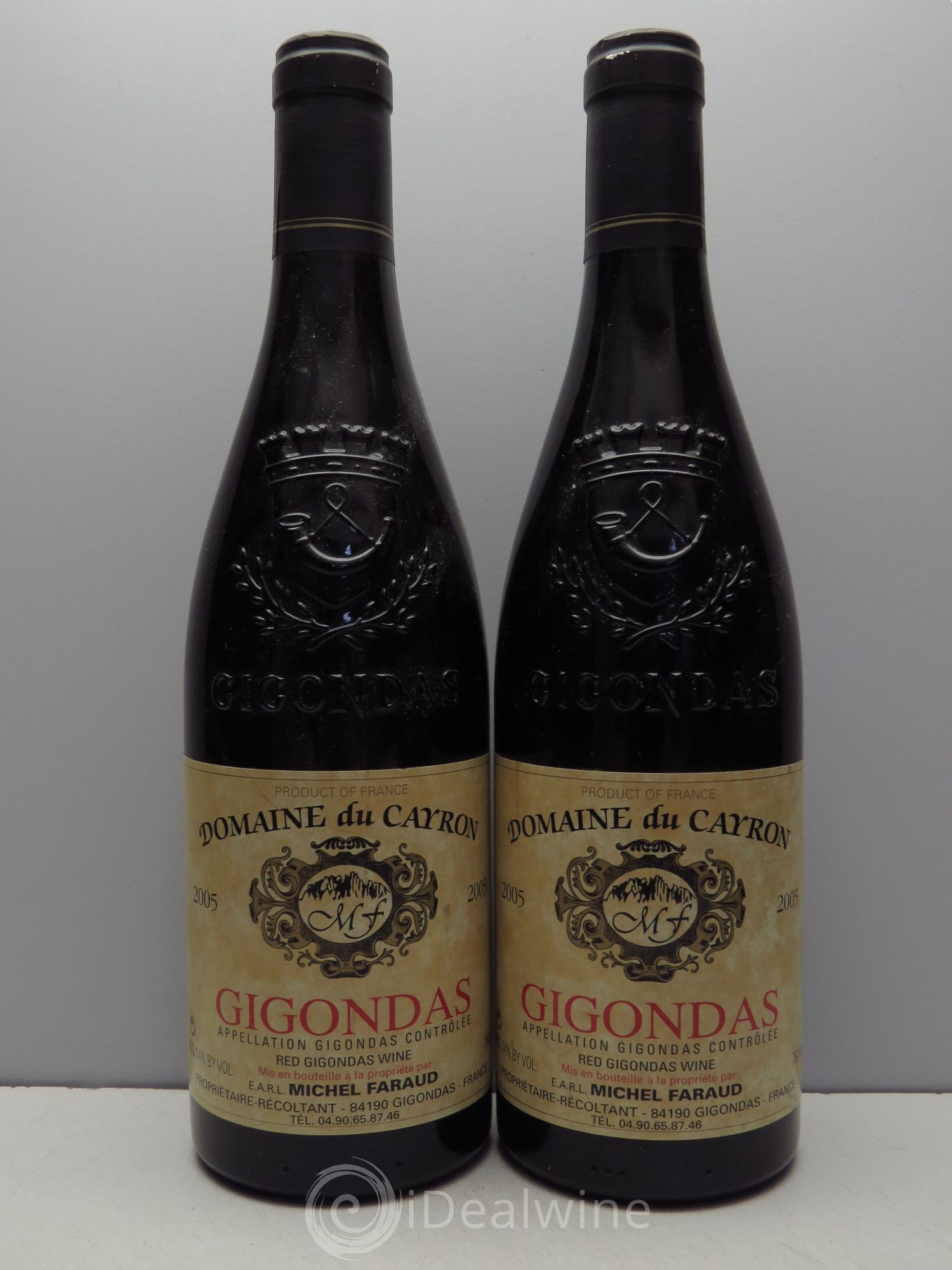 Gigondas (sans prix de réserve / no reserve) 2005 - Posten von 2 Flaschen - 0