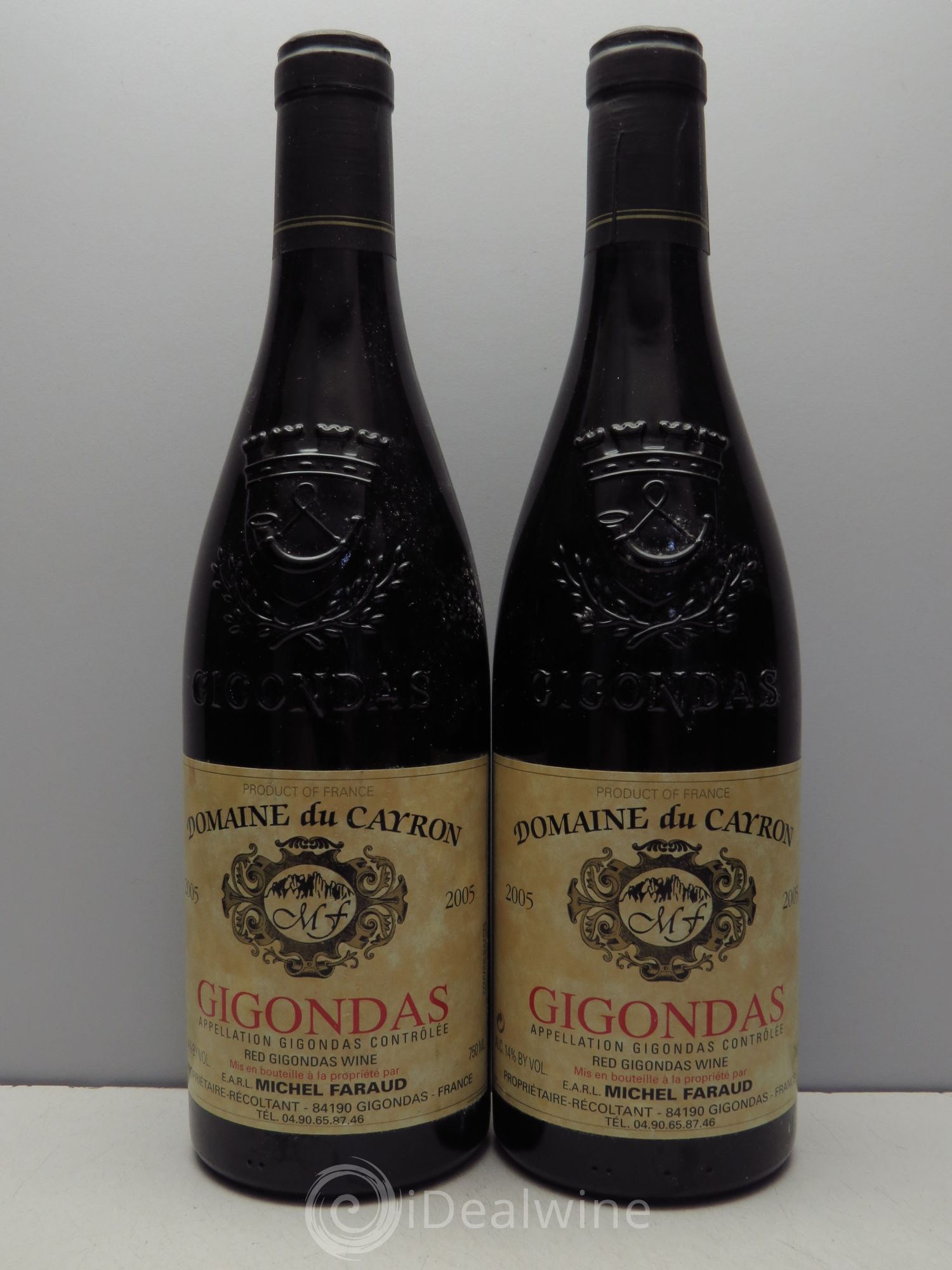 Gigondas (sans prix de réserve - no reserve) 2005 - Posten von 2 Flaschen - 0