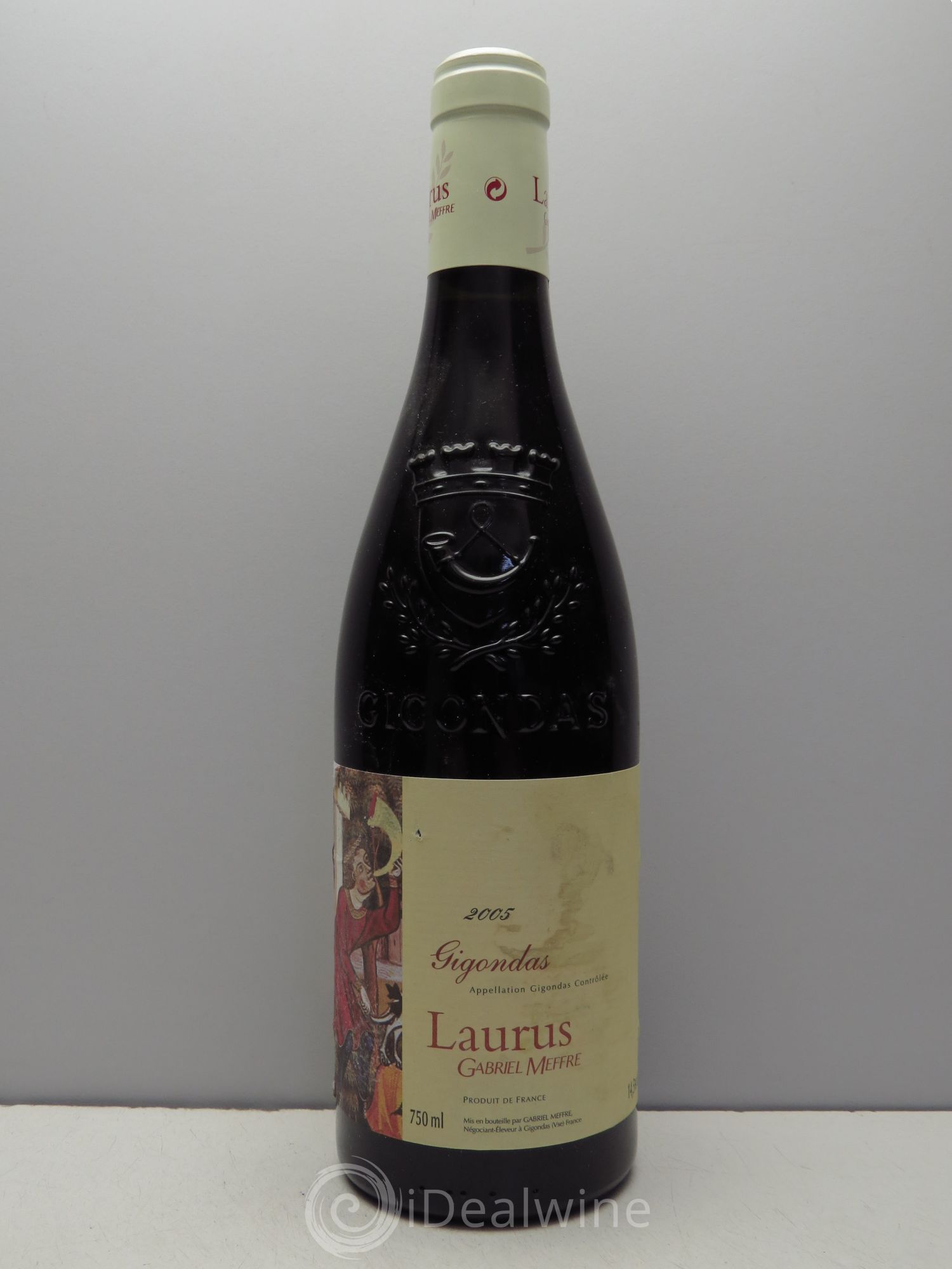 Gigondas G.Meffre Laurius (sans prix de réserve - no reserve) 2005 - Posten von 6 Flaschen - 0