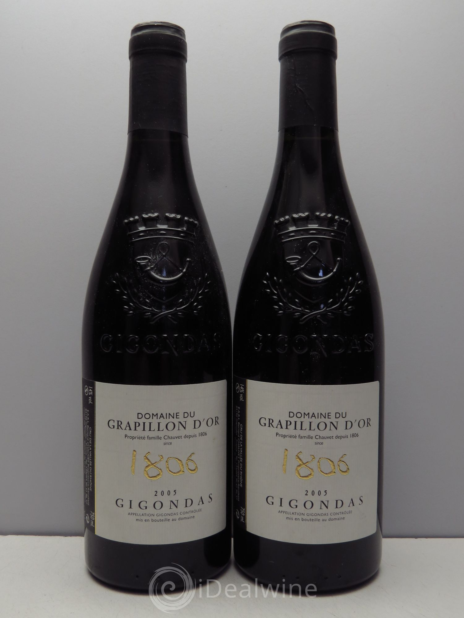 Gigondas Grapillon d'Or (sans prix de réserve / no reserve) 2005 - Posten von 2 Flaschen - 0