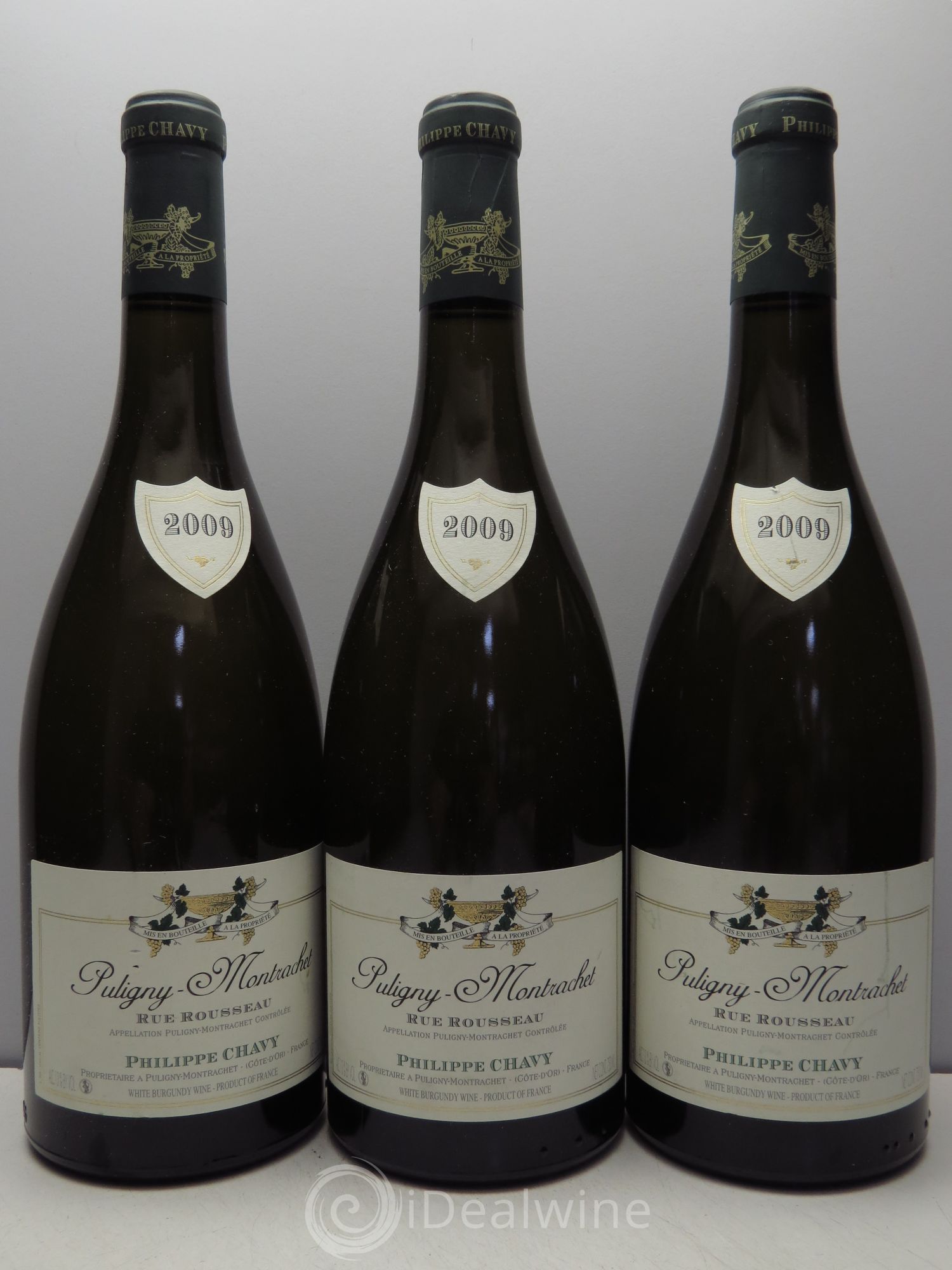 Puligny-Montrachet rue Rousseau Philippe Chavy (sans prix de réserve / no reserve) 2009 - Posten von 3 Flaschen - 0